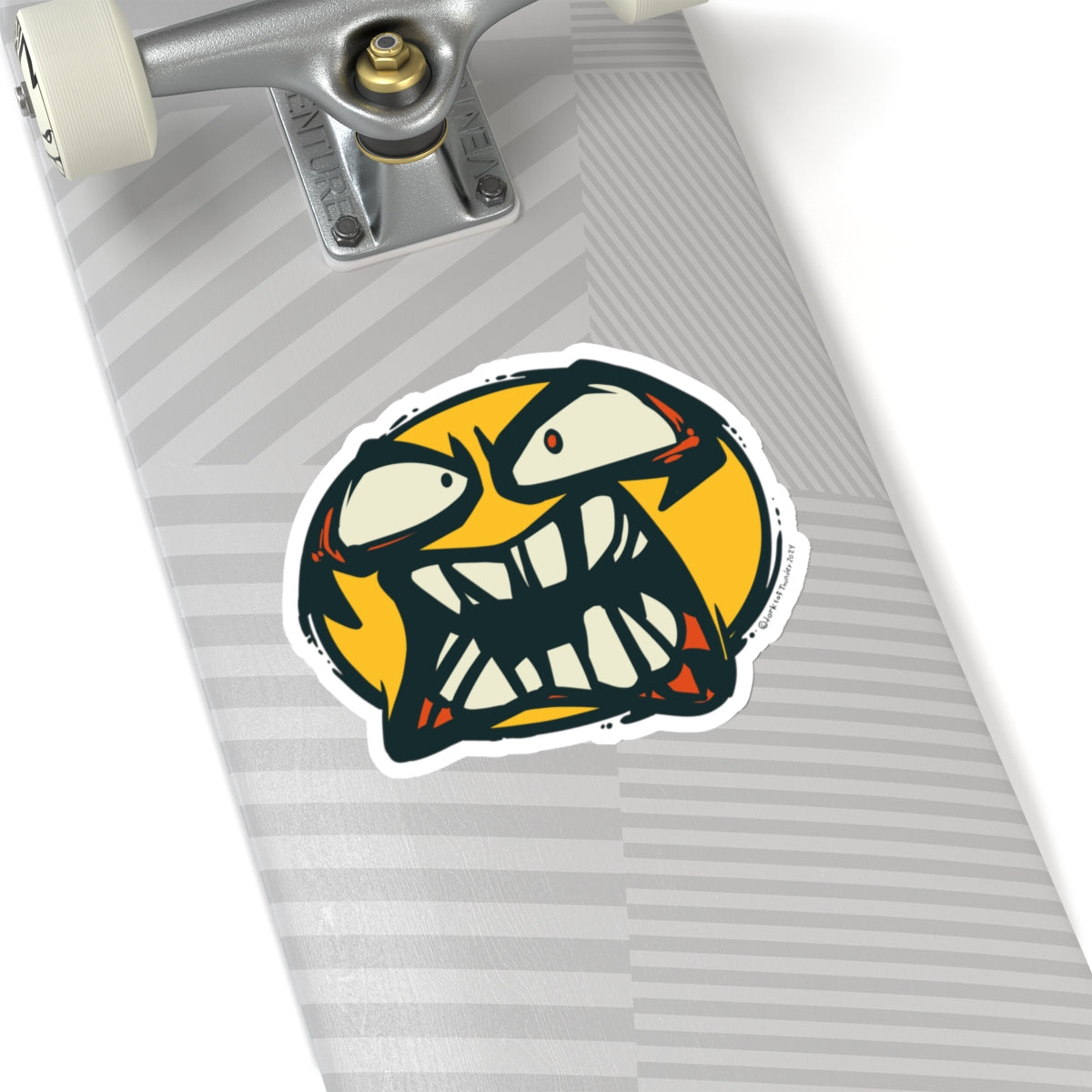 Argh Happy Face Sticker
