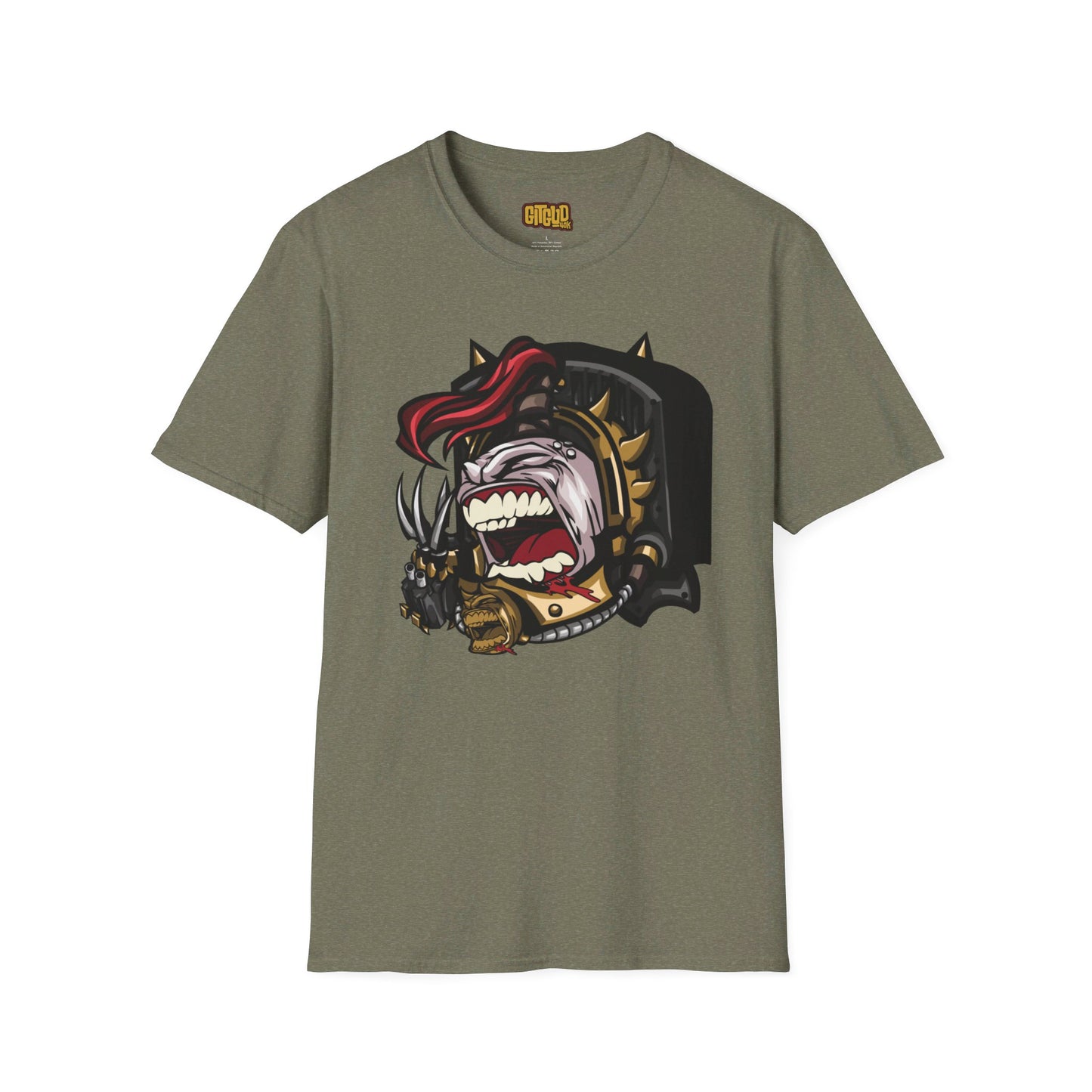 Heavy Metal Backpack Guy Warrior Tee