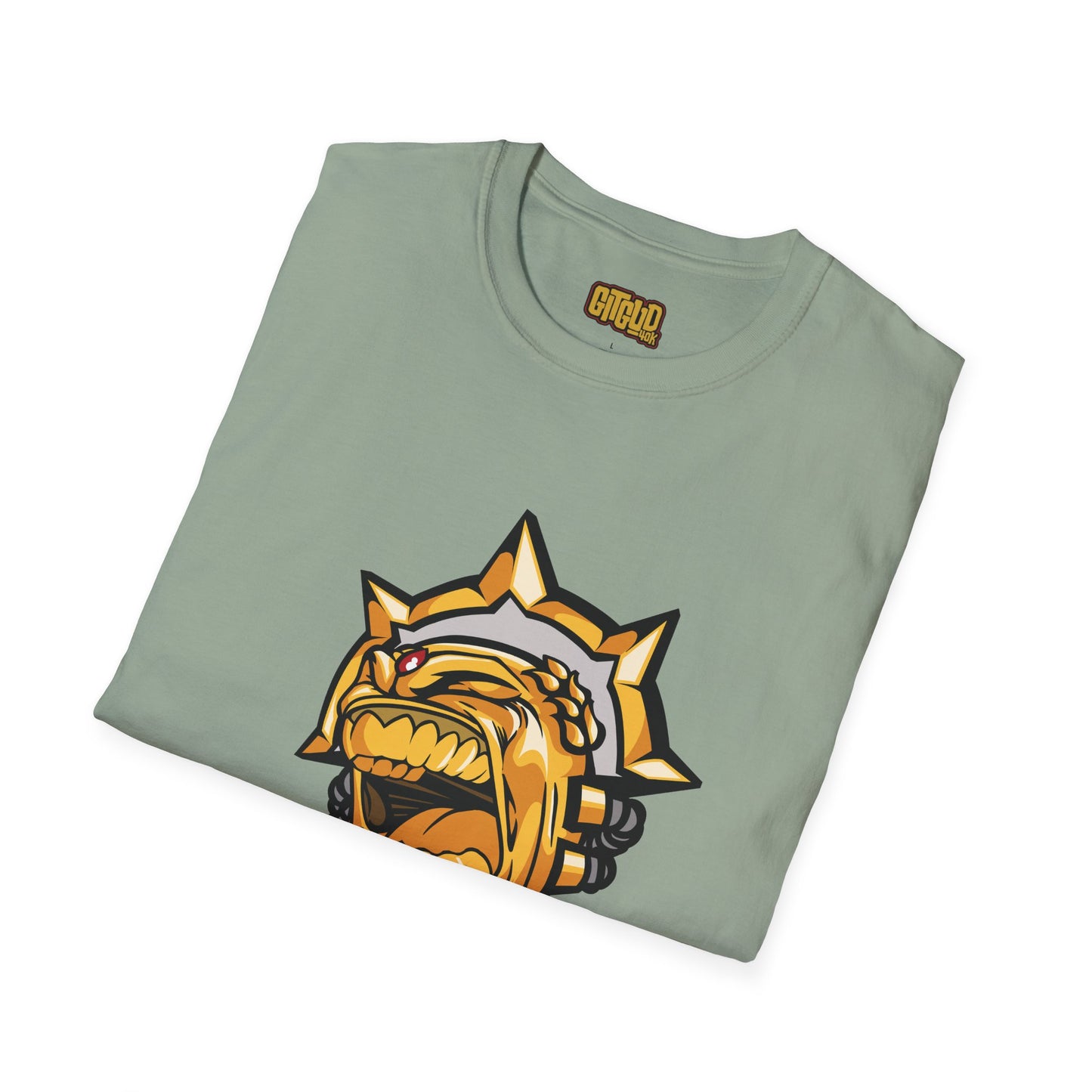 Angry Gold Dude LFG Shirt - Bold Golden Warrior Tee
