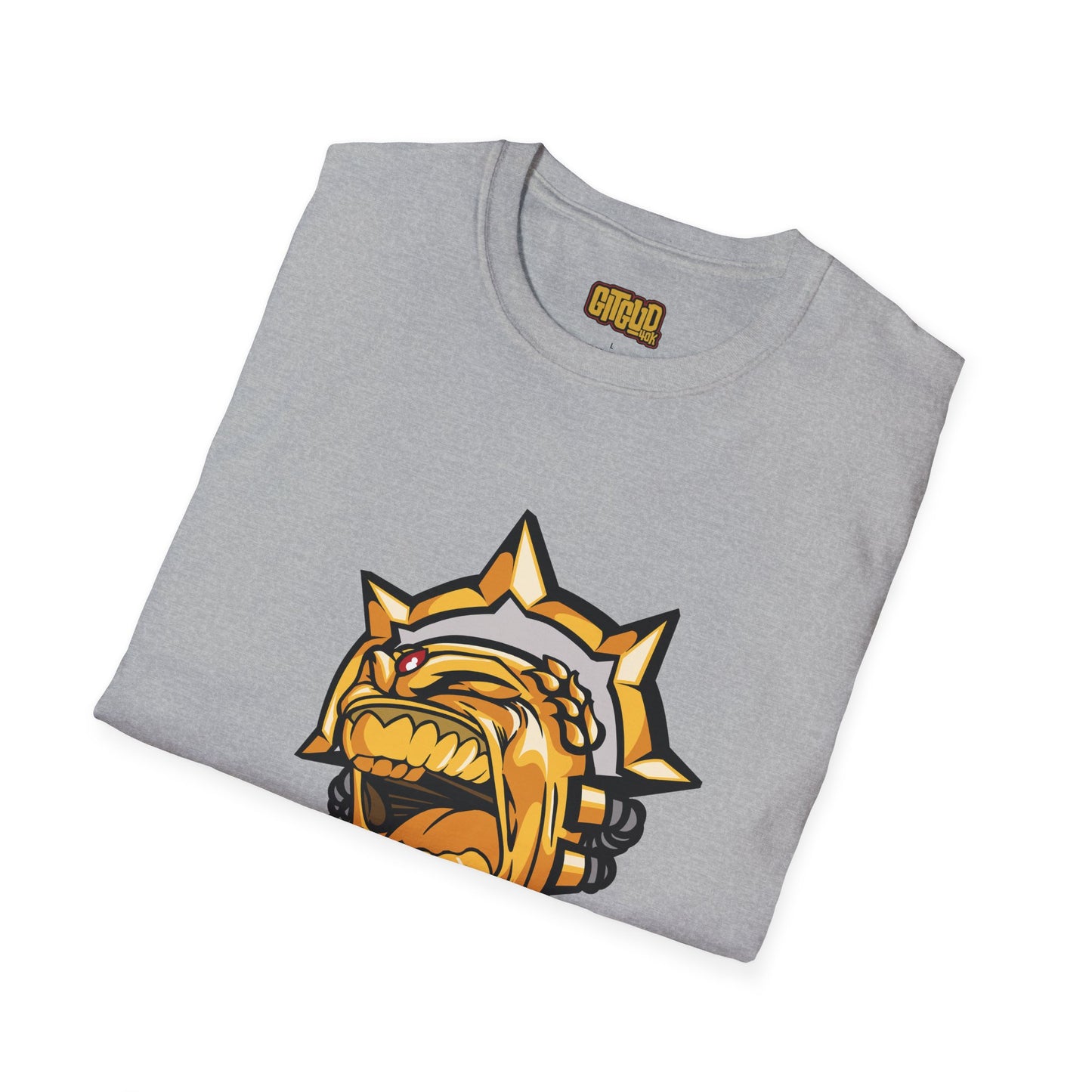 Angry Gold Dude LFG Shirt - Bold Golden Warrior Tee