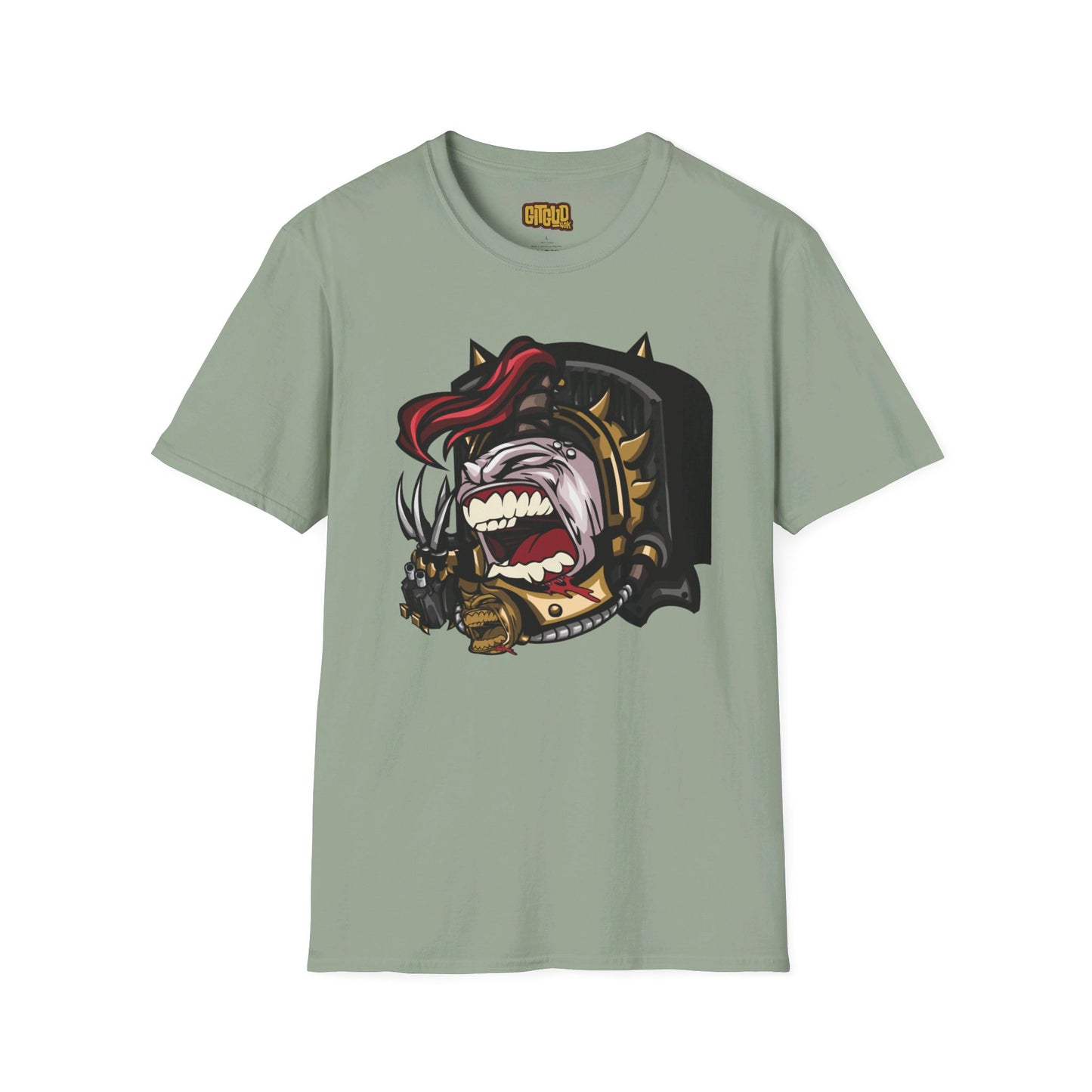Heavy Metal Backpack Guy Warrior Tee