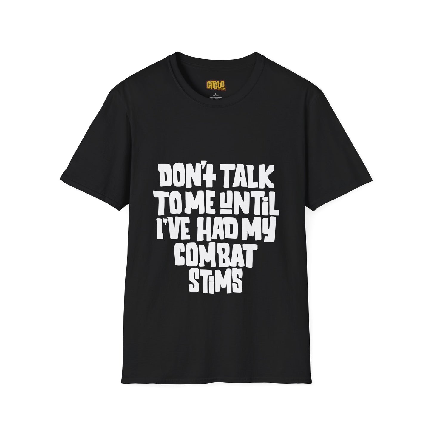 Black and White Combat Stims Teeshirt