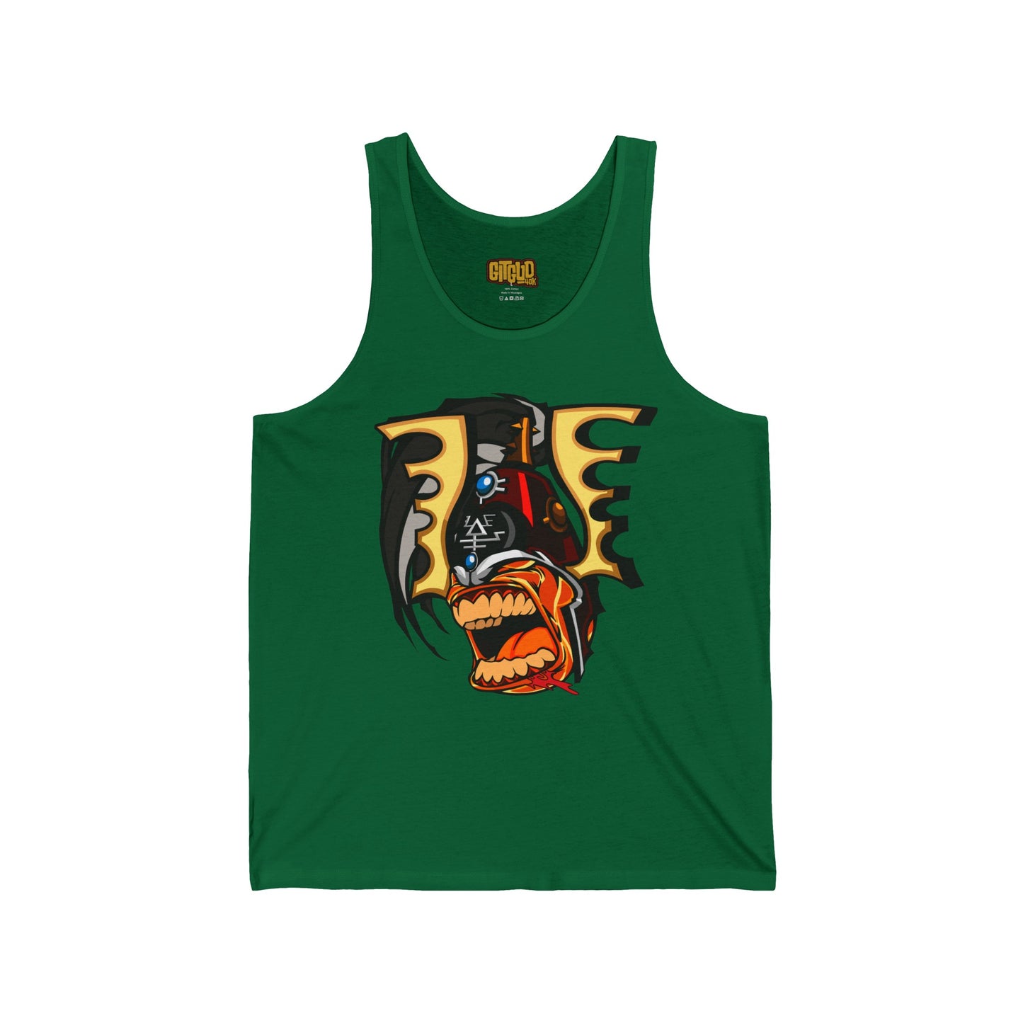 Angry Space Elf God LFG Tank Top for Tabletop RPG and Wargaming