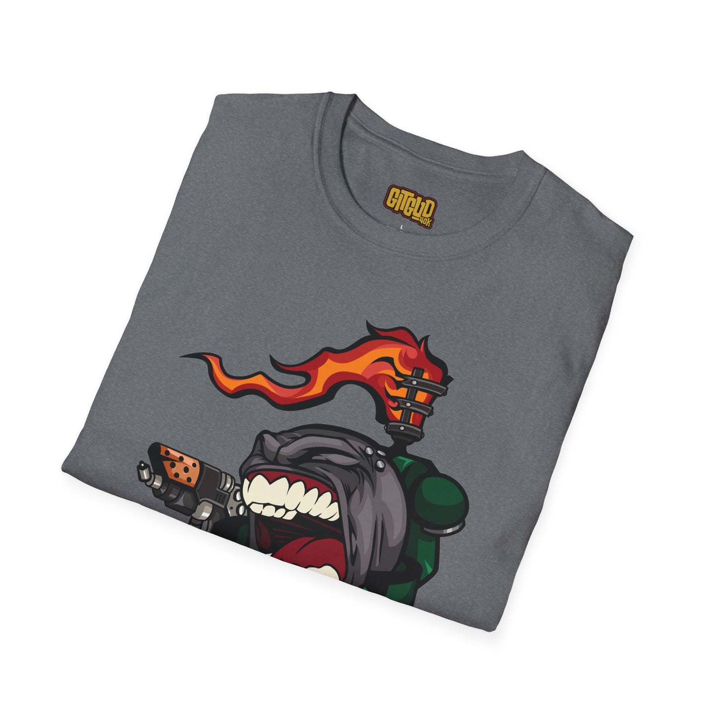 Volcanic Blaze Guy Shirt - Volcano Fire Warrior Tee