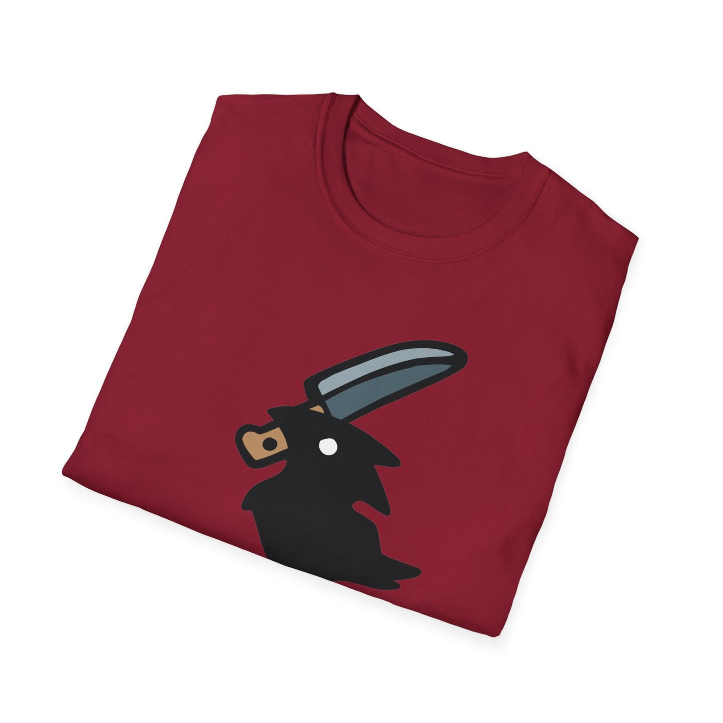 Stabby Crow on a Skull Shirt