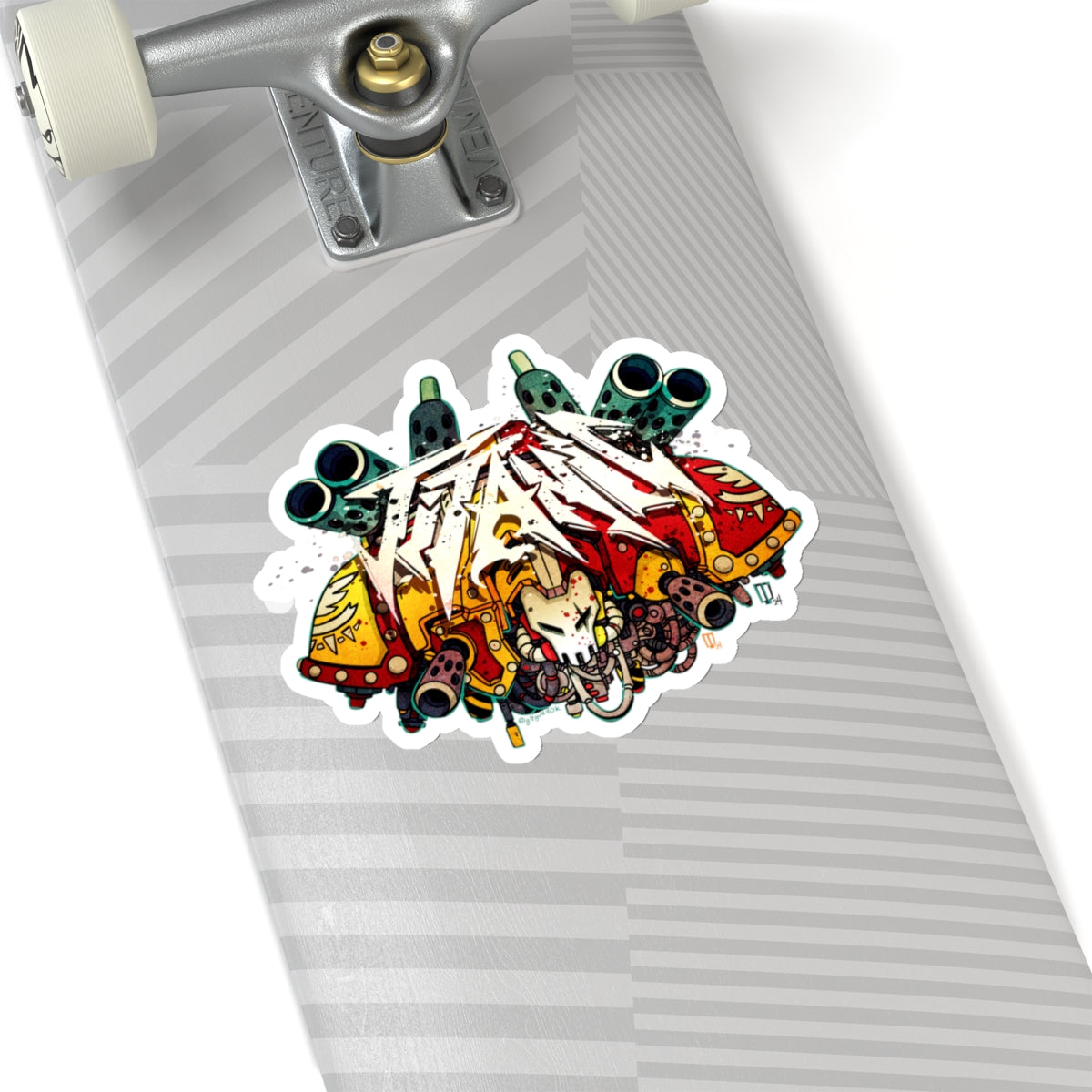 Heavy Metal Titan Sticker