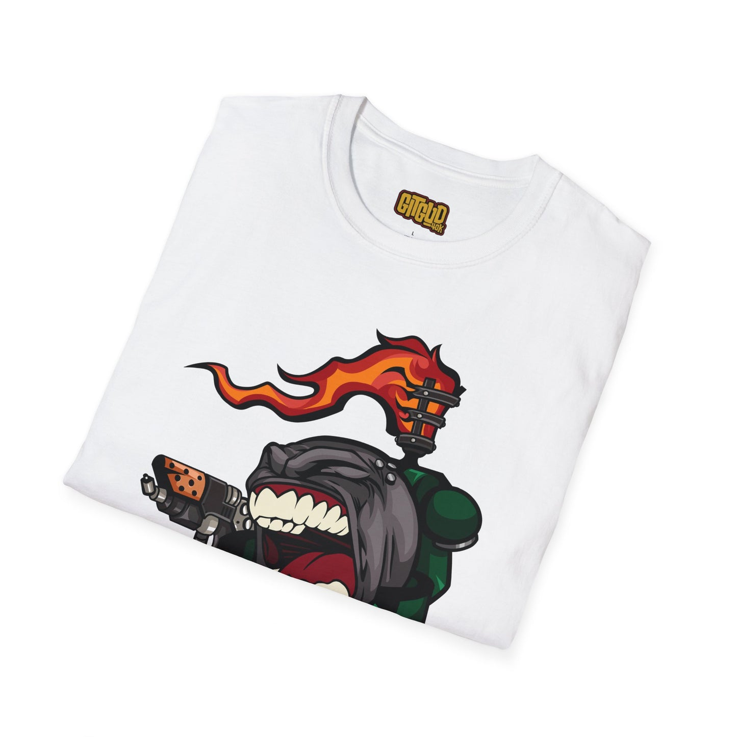 Volcanic Blaze Guy Shirt - Volcano Fire Warrior Tee