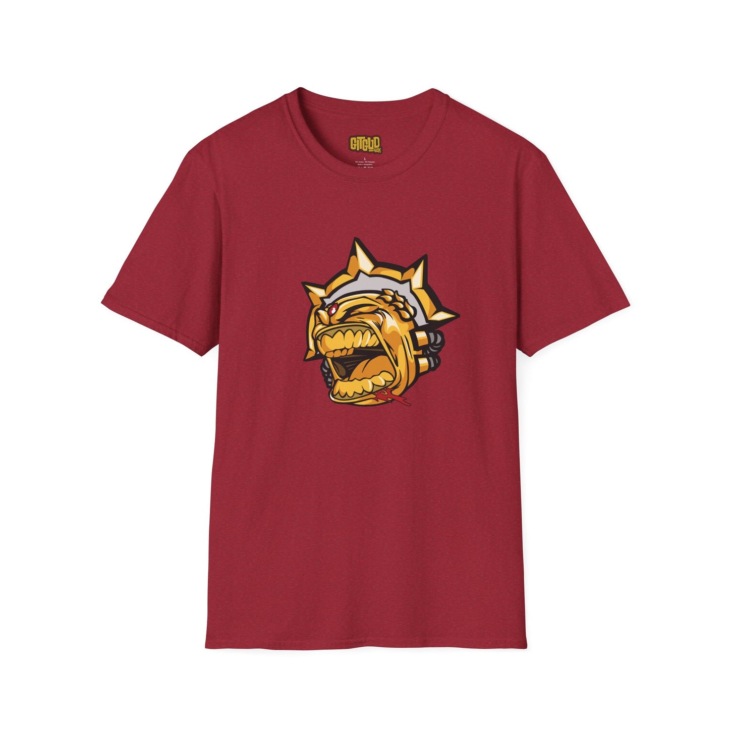 Angry Gold Dude LFG Shirt - Bold Golden Warrior Tee