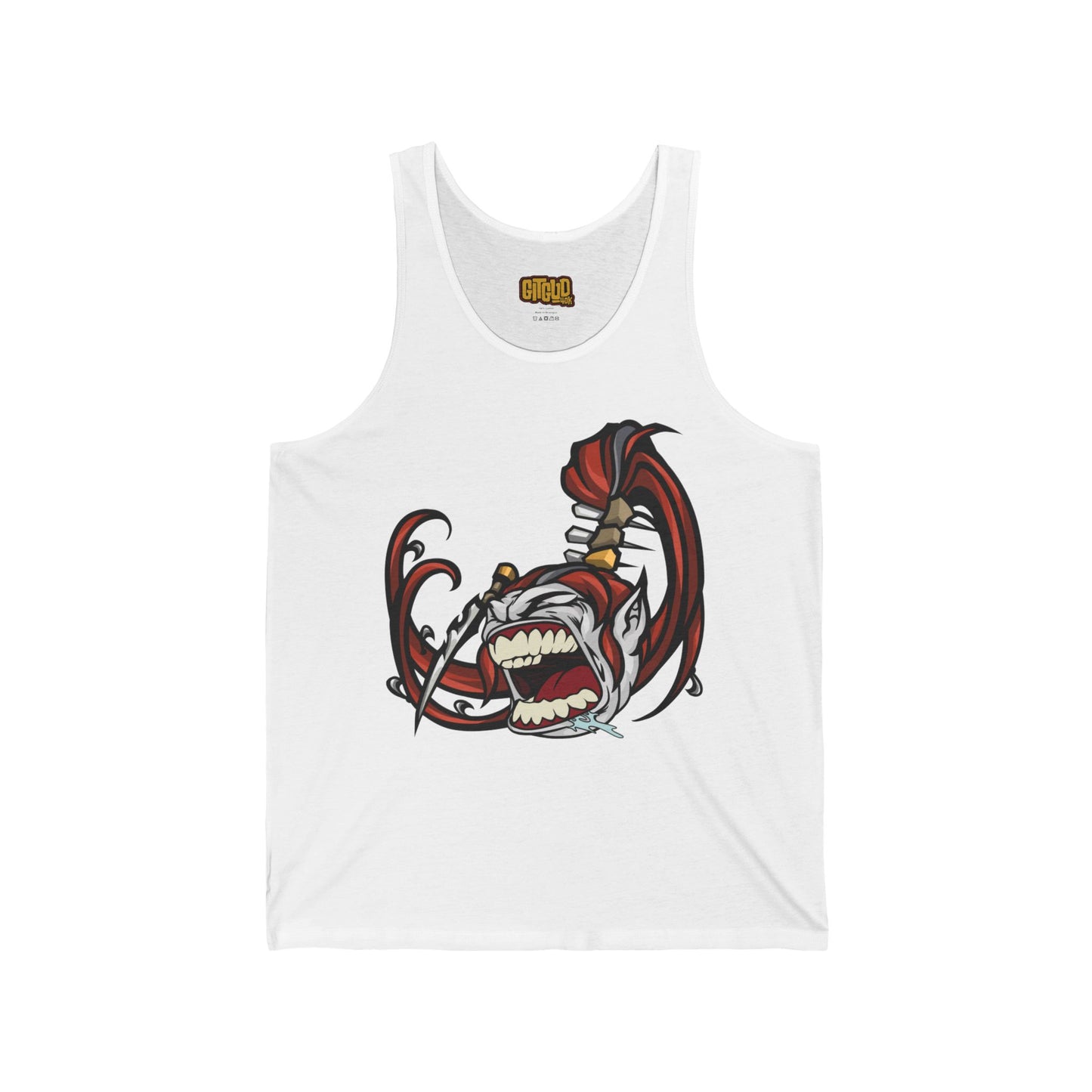 Fabulous Spikey Hair Warrior Tank for Tabletop RPG and Wargaming