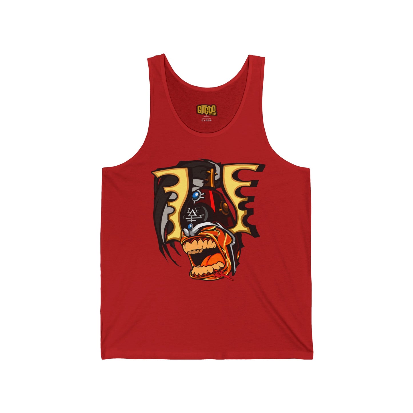 Angry Space Elf God LFG Tank Top for Tabletop RPG and Wargaming