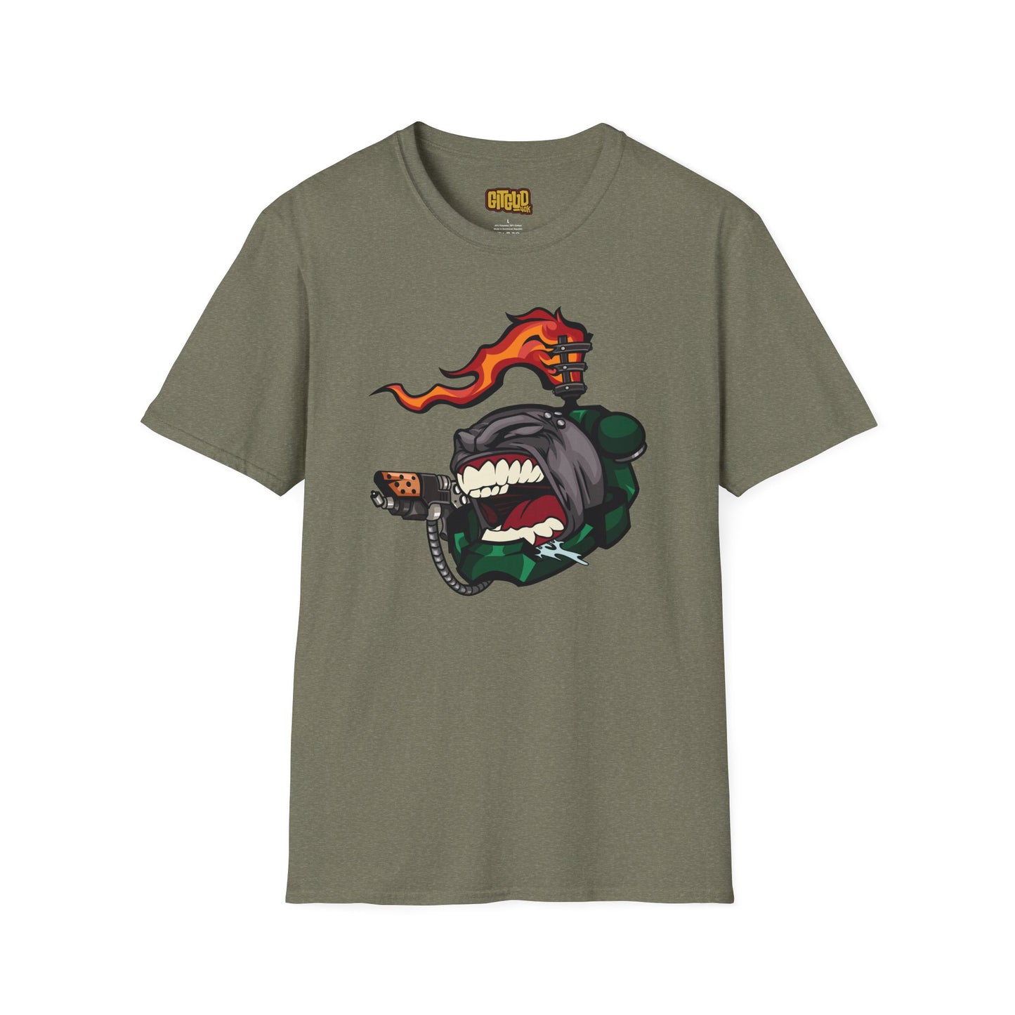 Volcanic Blaze Guy Shirt - Volcano Fire Warrior Tee