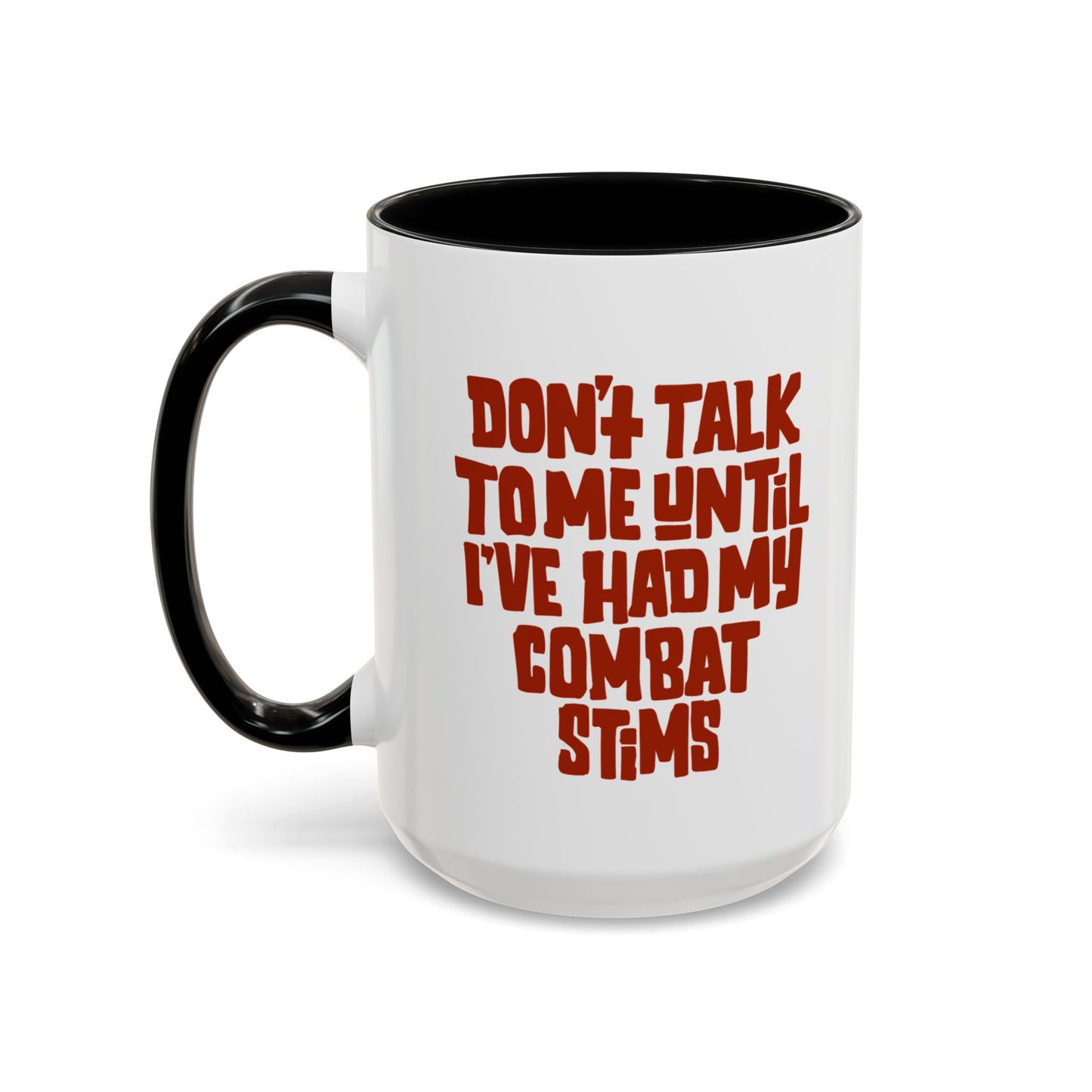 Red Combat Stims Coffee Mug - Stylish 11 & 15oz Coffee Cup
