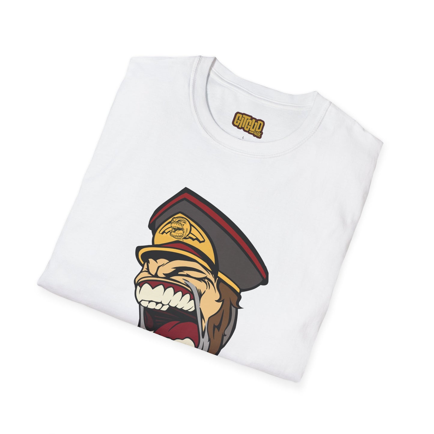 Angry Space Army Officer Dude LFG T-Shirt for Tabletop RPG and Wargaming
