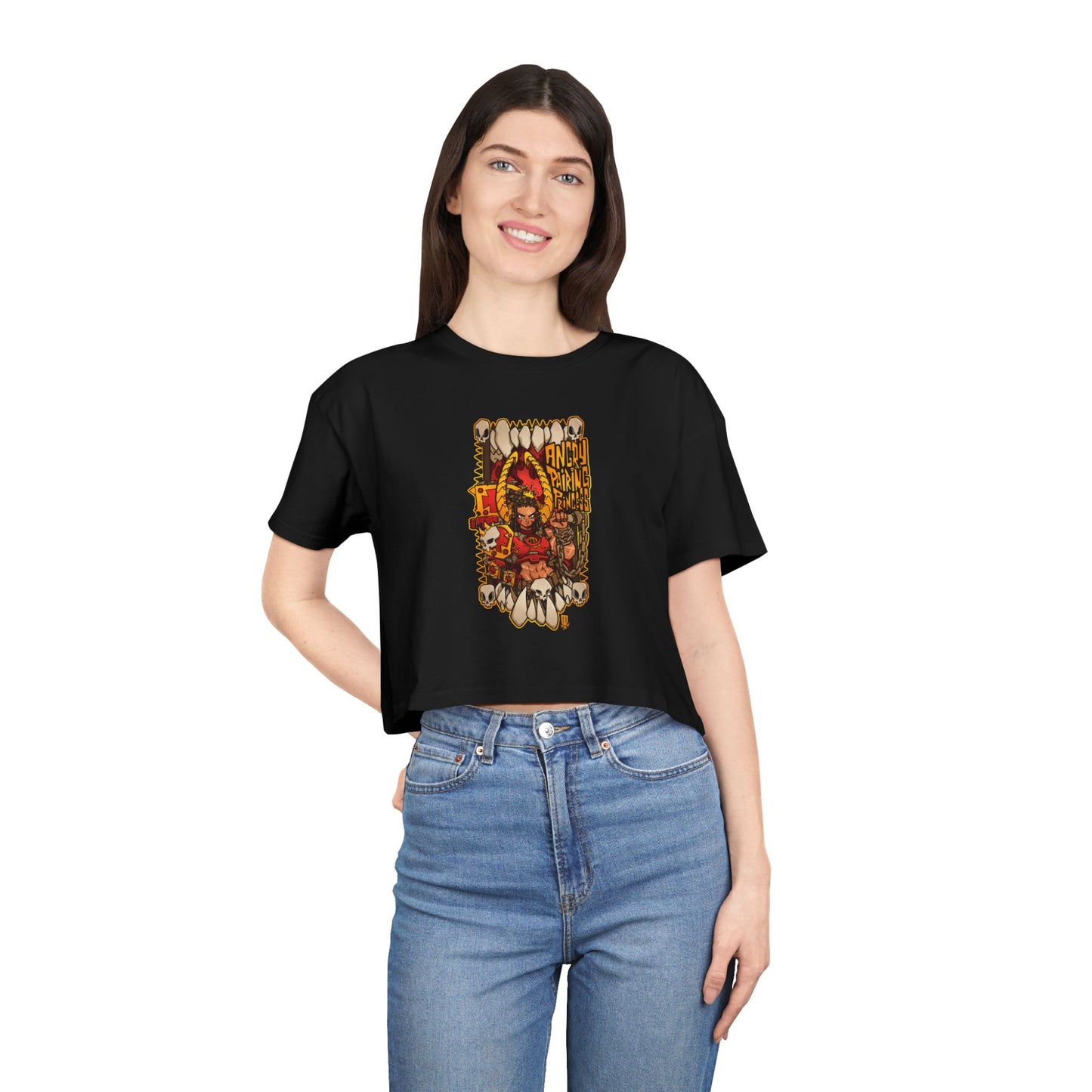 Angry Pairing Princess Crop Top