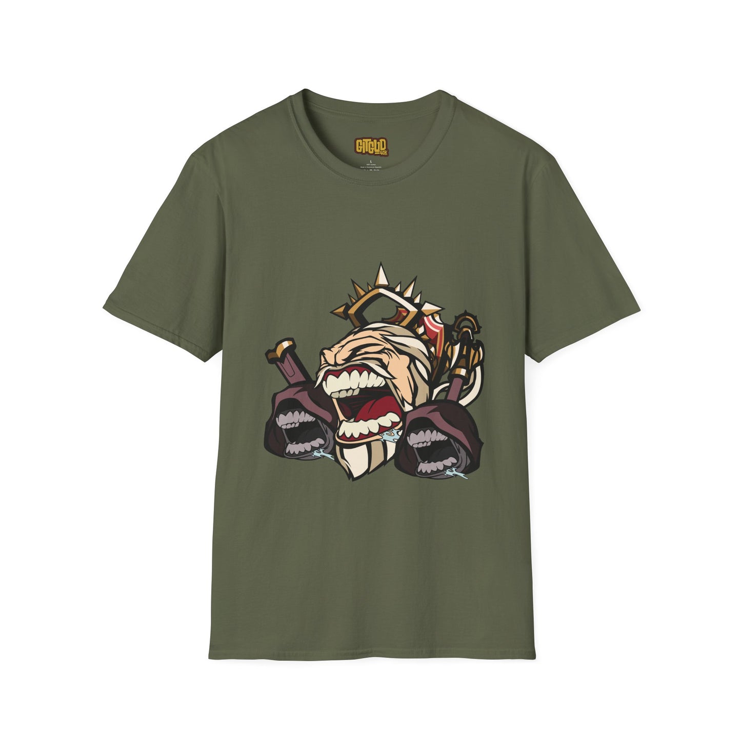 Angry Space King Arthur LFG T-Shirt for Tabletop RPG and Wargaming