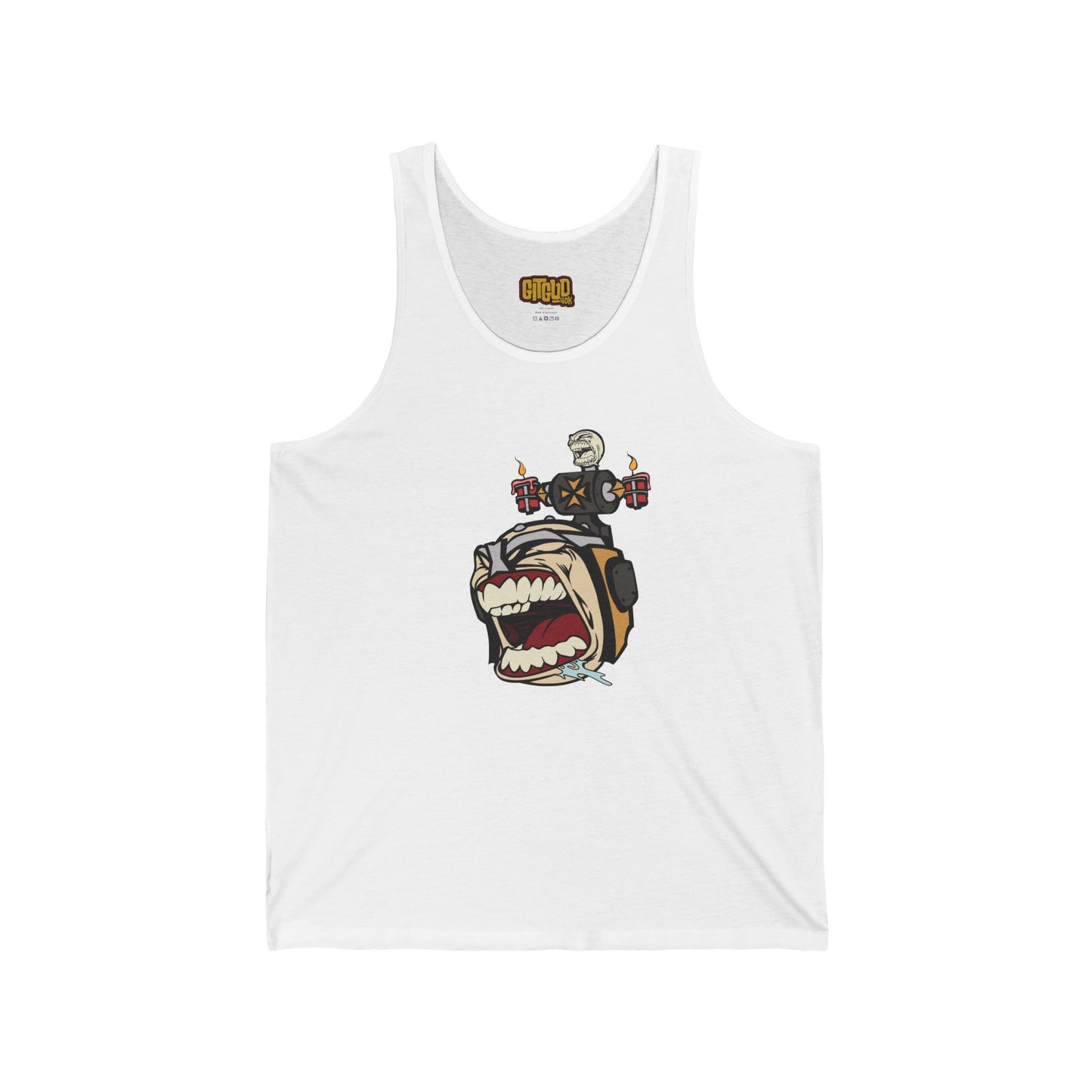 Angry Templar Dude LFG Tank Top for Tabletop RPG and Wargaming