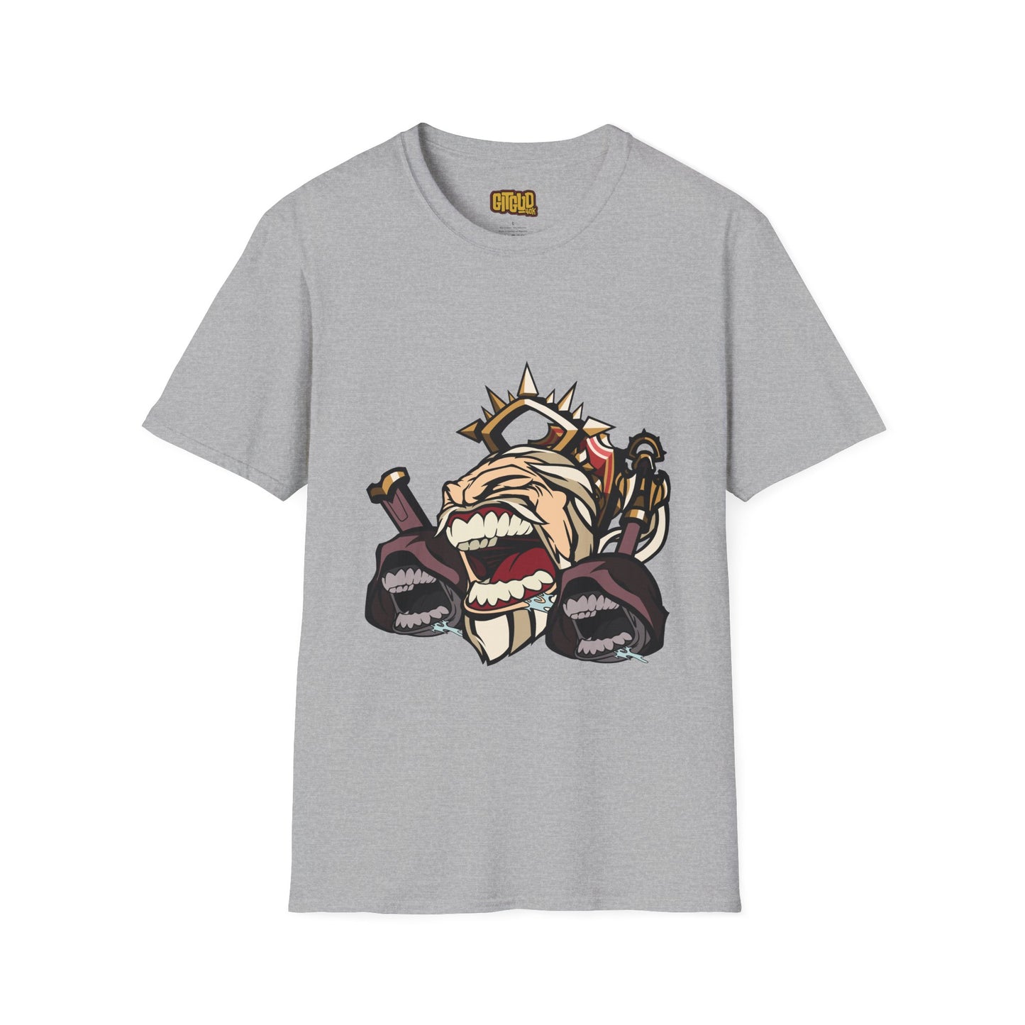 Angry Space King Arthur LFG T-Shirt for Tabletop RPG and Wargaming