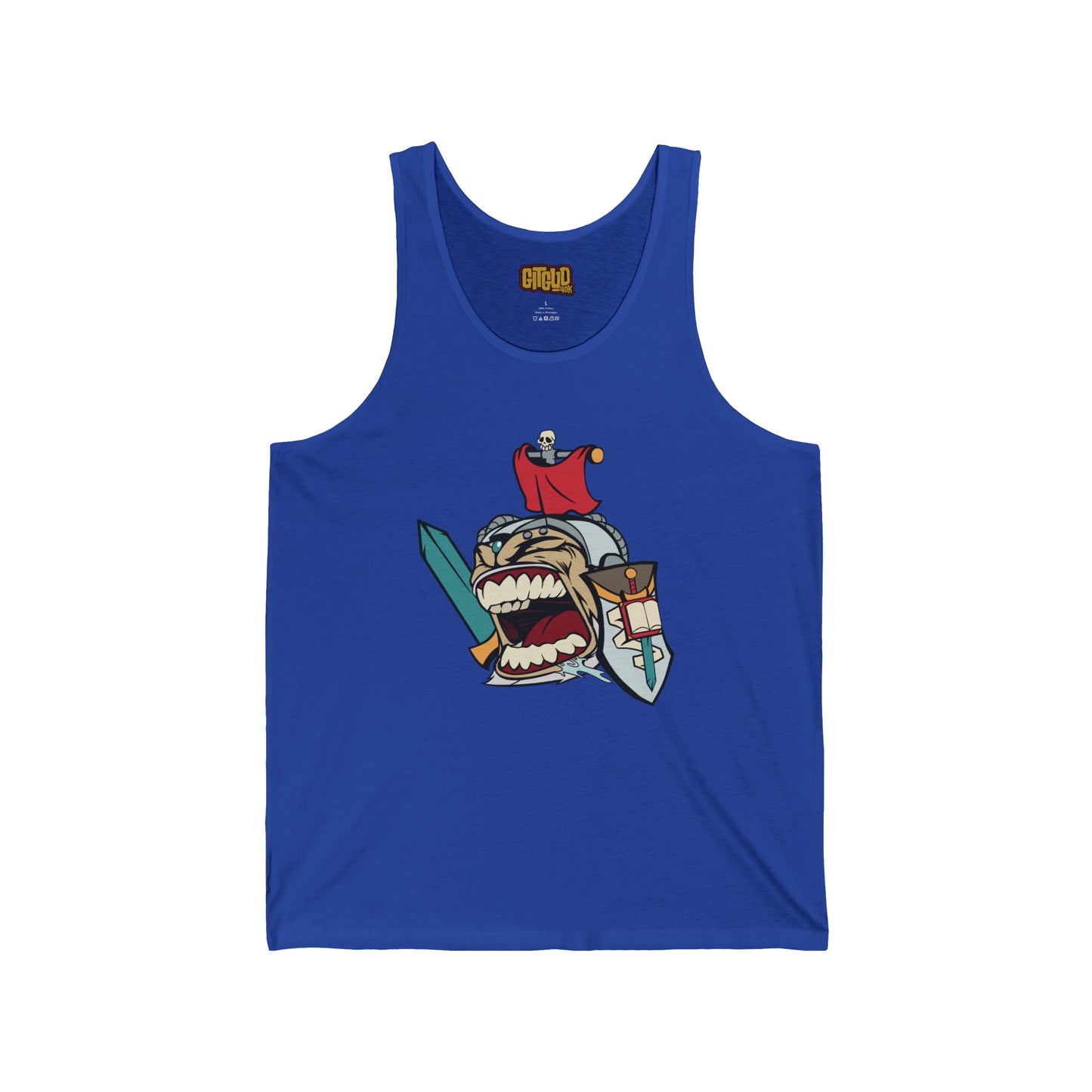 Angry Space Templar Leader LFG Tank Top for Tabletop RPG and Wargaming