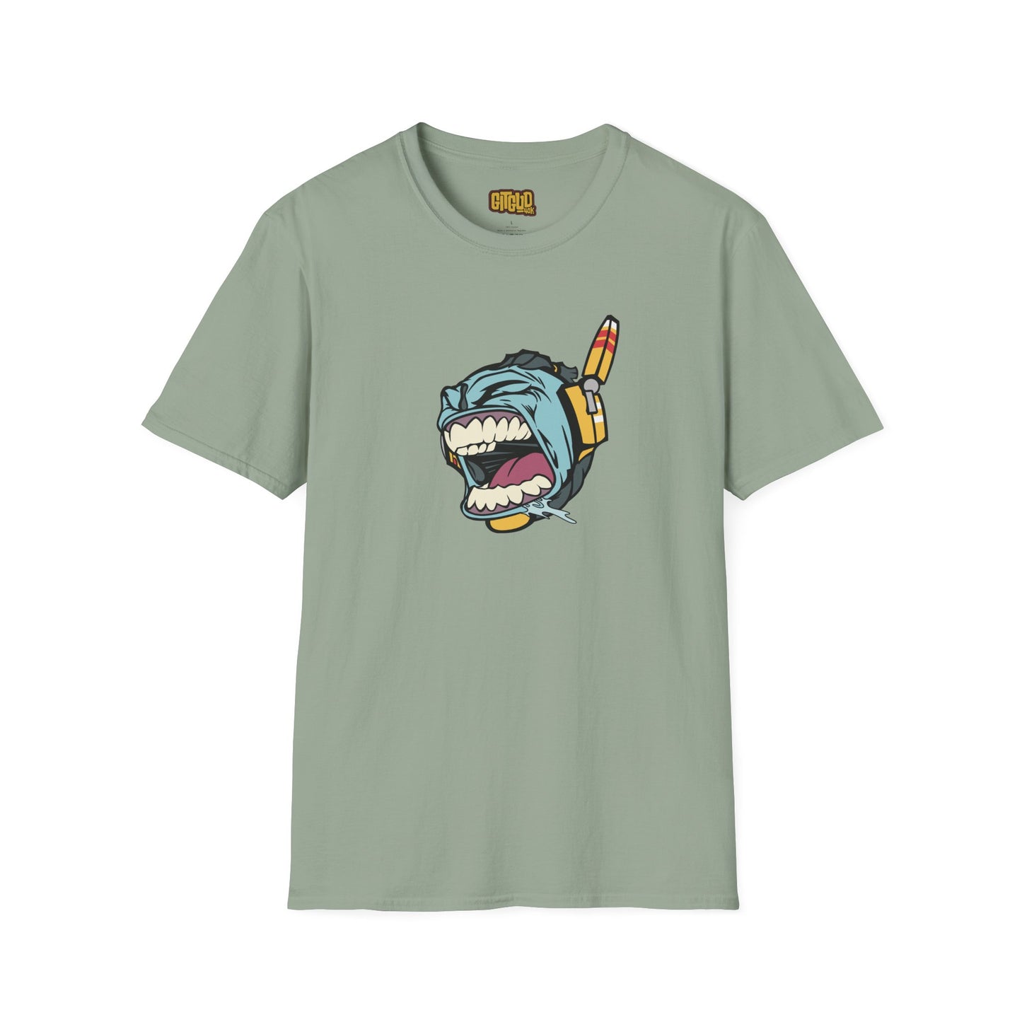 Blue Space Dude LFG Shirt - Cool Blue Warrior Tee