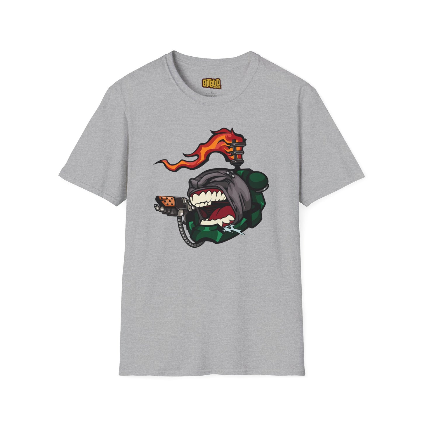 Volcanic Blaze Guy Shirt - Volcano Fire Warrior Tee
