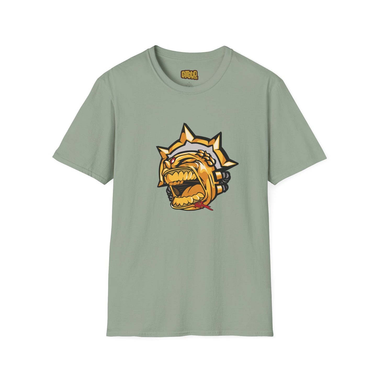 Angry Gold Dude LFG Shirt - Bold Golden Warrior Tee