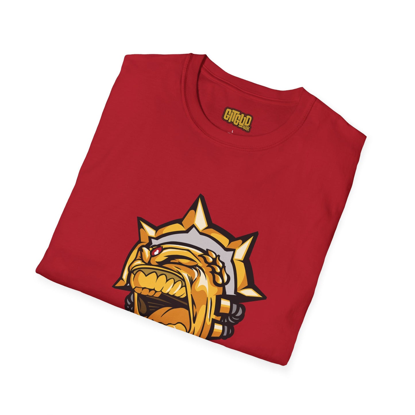 Angry Gold Dude LFG Shirt - Bold Golden Warrior Tee