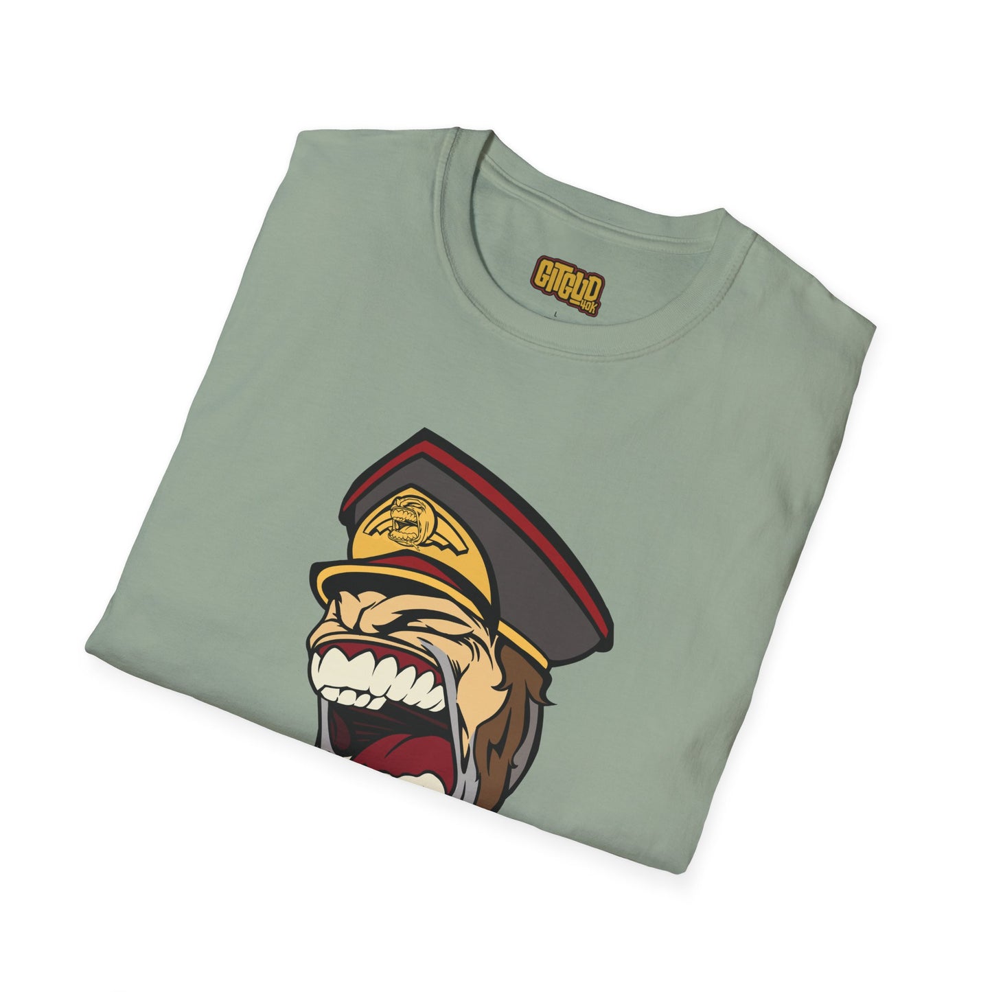 Angry Space Army Officer Dude LFG T-Shirt for Tabletop RPG and Wargaming