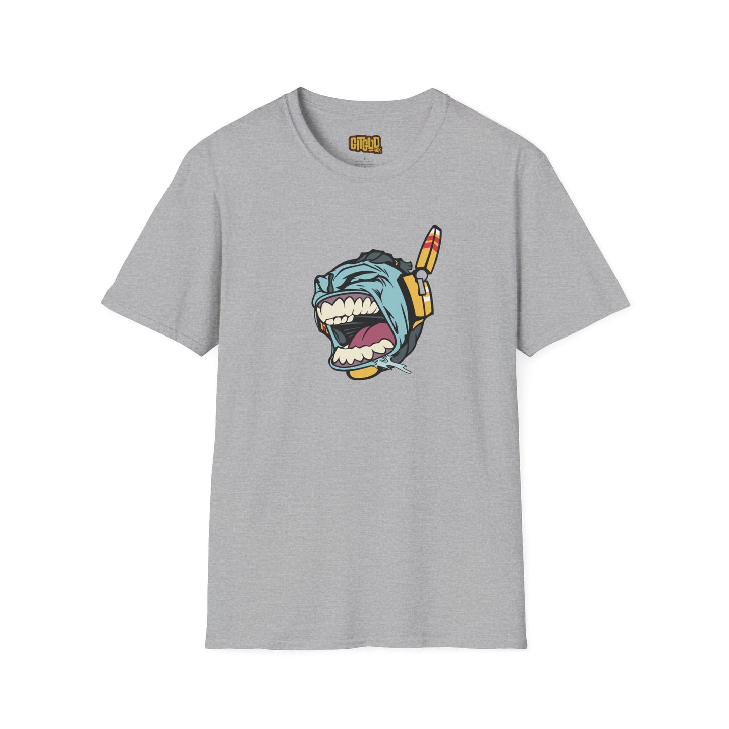 Blue Space Dude LFG Shirt - Cool Blue Warrior Tee