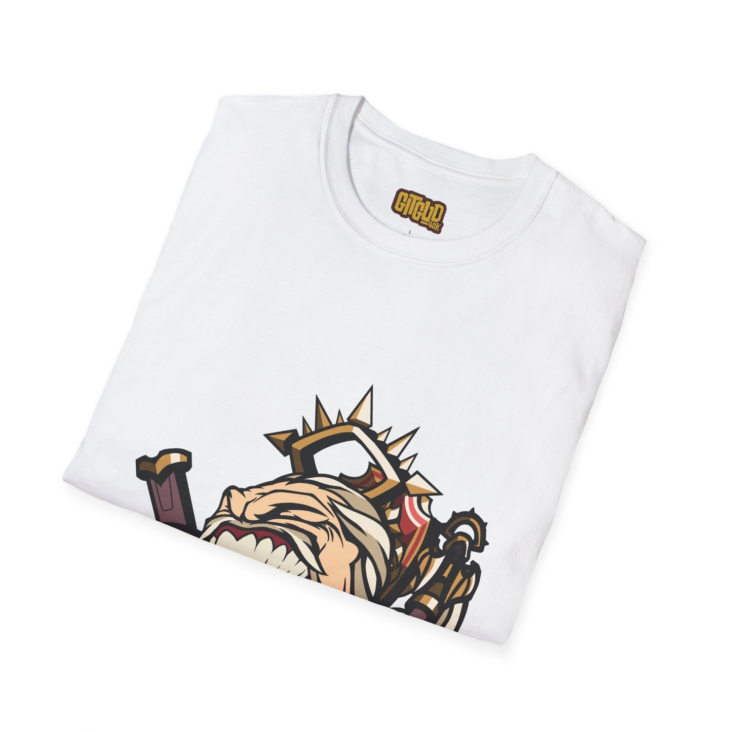 Angry Space King Arthur LFG T-Shirt for Tabletop RPG and Wargaming