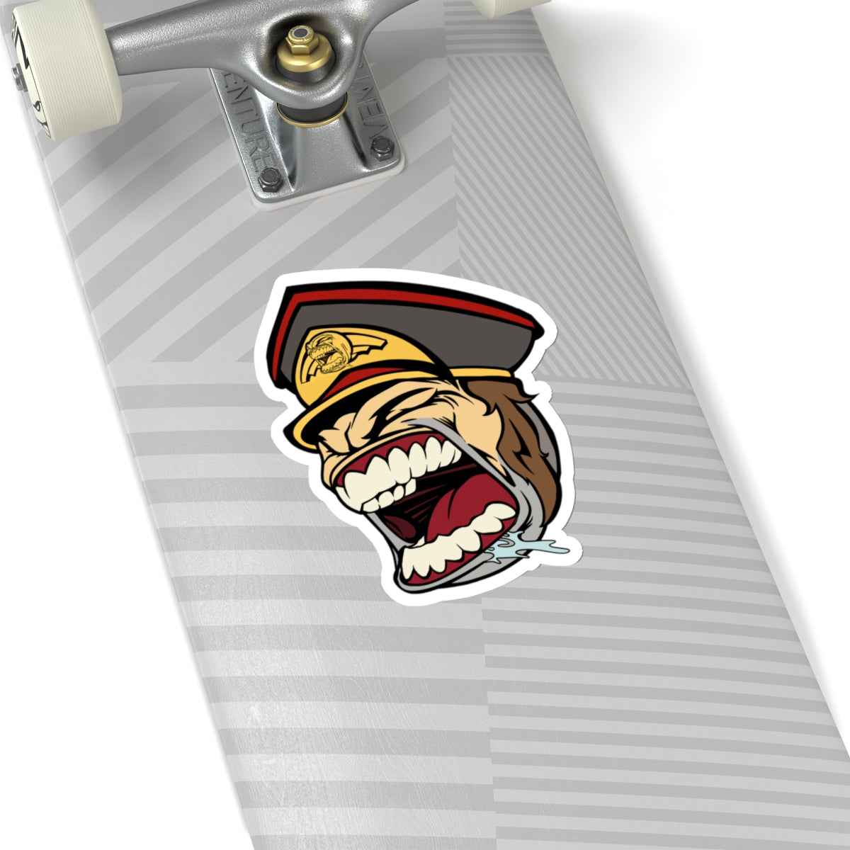 Angry Space Army Officer Dude LFG Sticker for Tabletop RPG and Wargaming