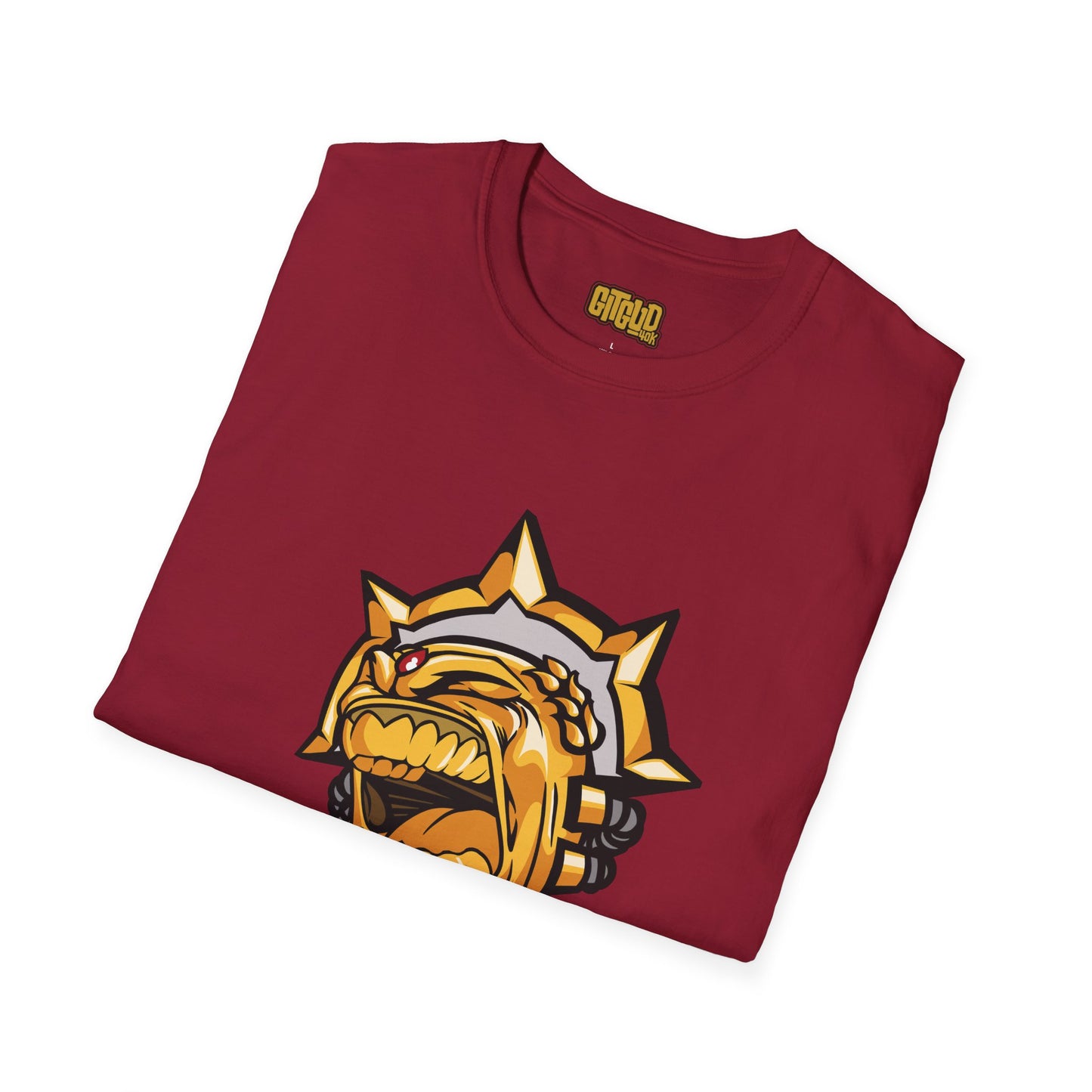 Angry Gold Dude LFG Shirt - Bold Golden Warrior Tee