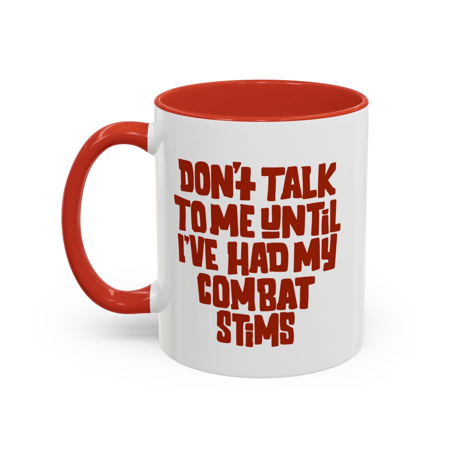 Red Combat Stims Coffee Mug - Stylish 11 & 15oz Coffee Cup