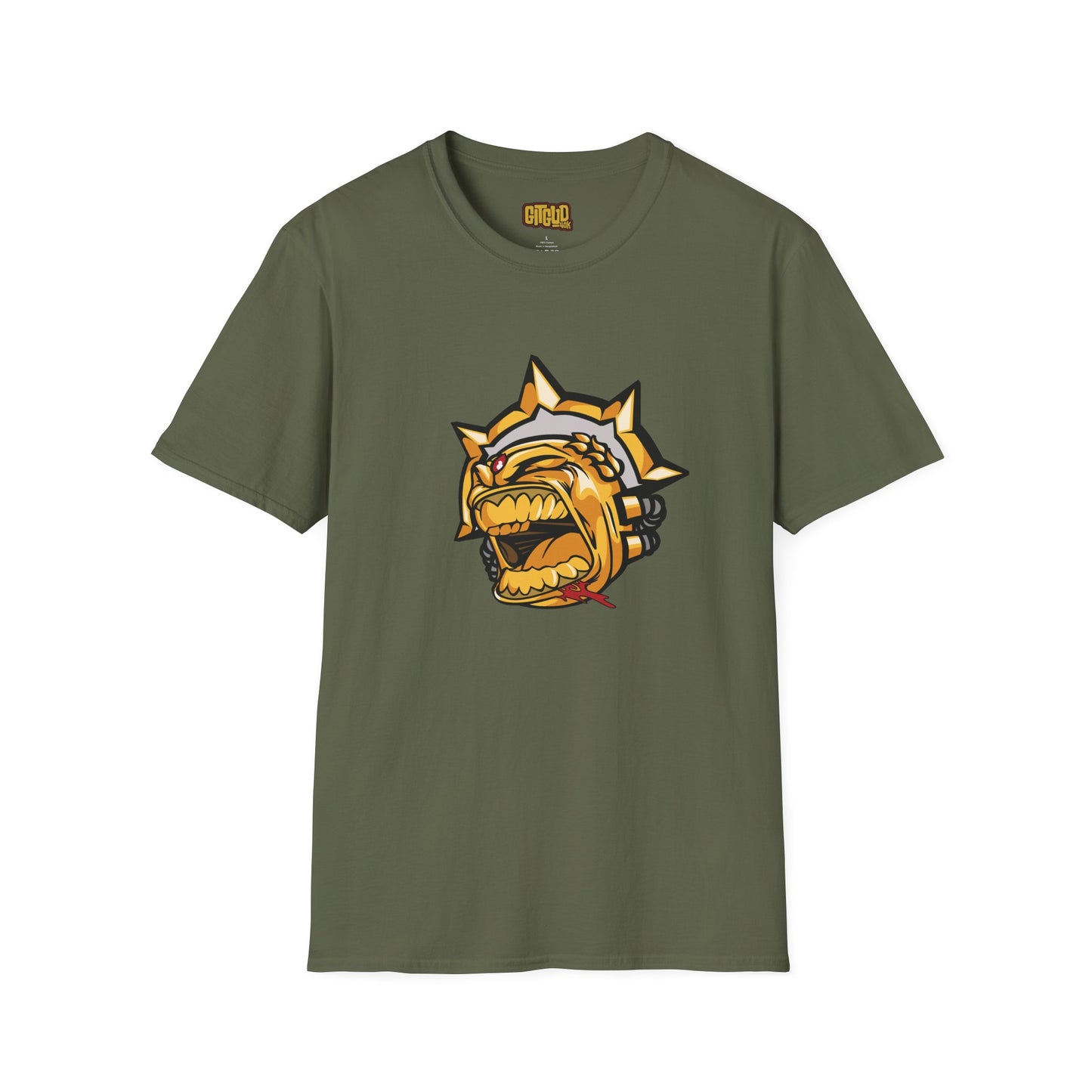 Angry Gold Dude LFG Shirt - Bold Golden Warrior Tee