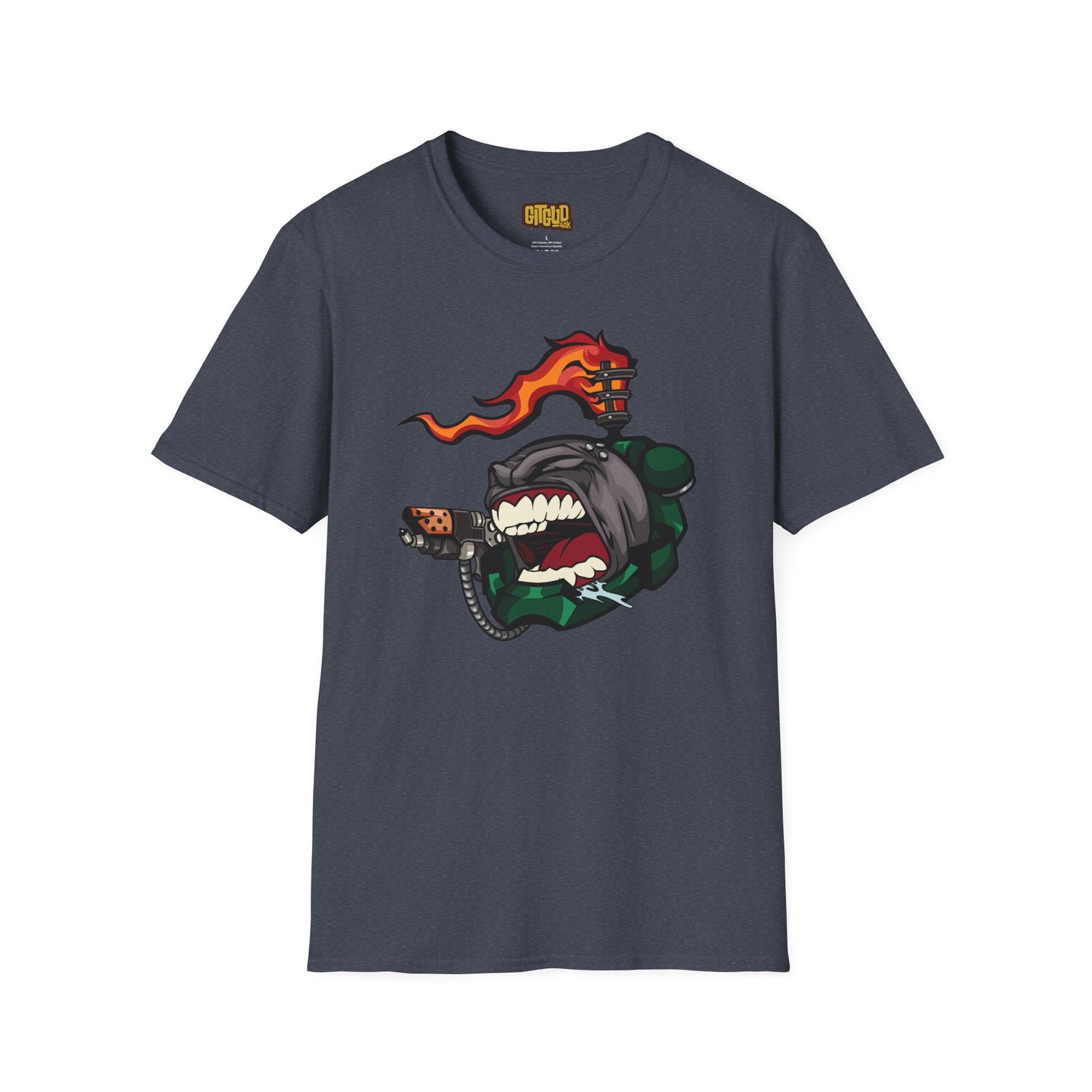 Volcanic Blaze Guy Shirt - Volcano Fire Warrior Tee