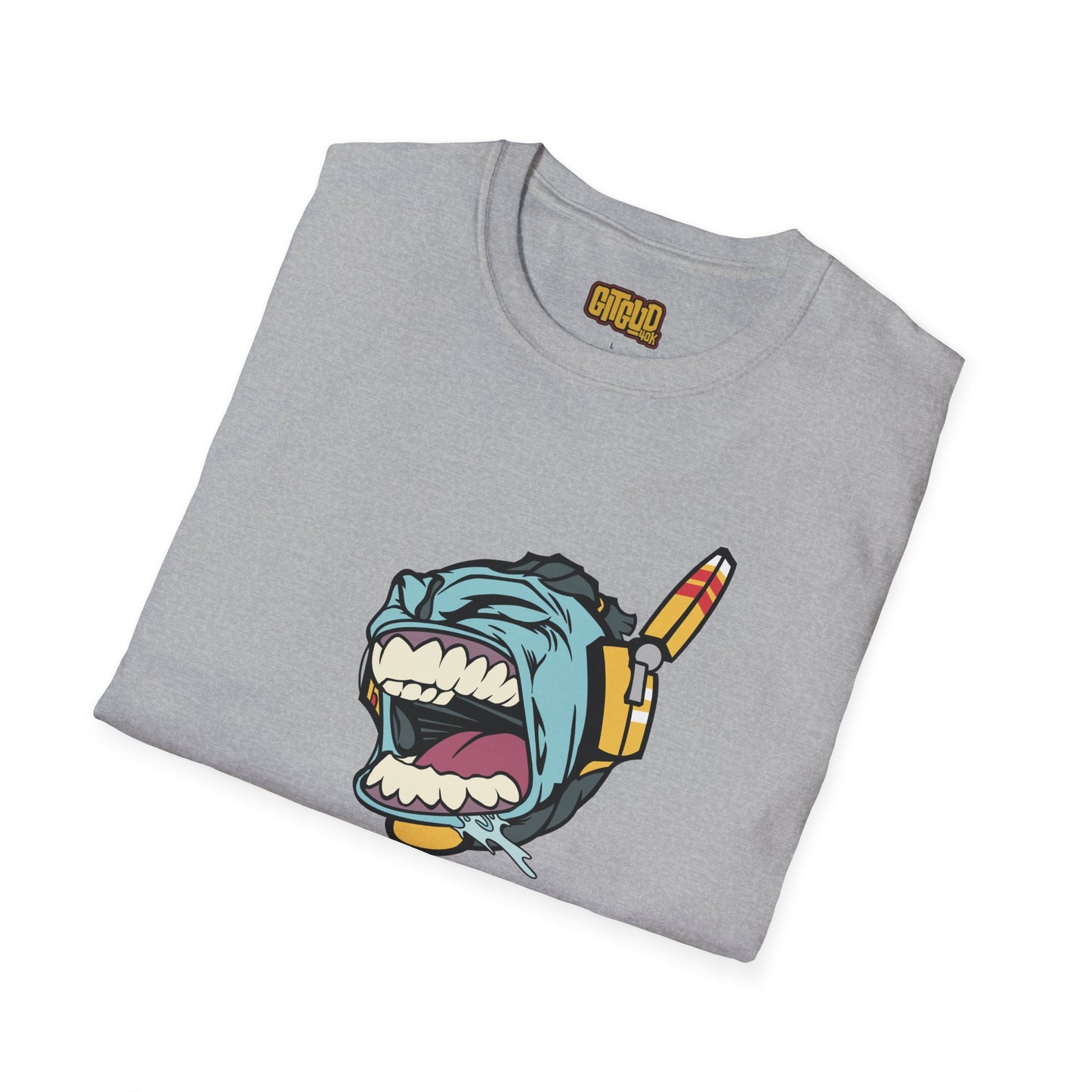 Blue Space Dude LFG Shirt - Cool Blue Warrior Tee