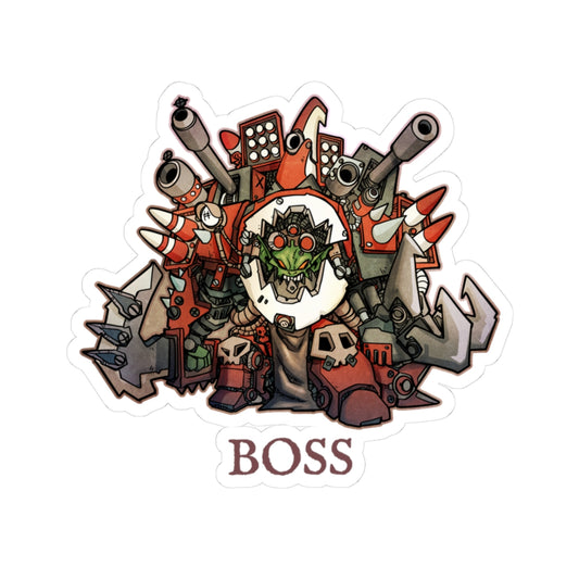 BIG BOSS SMASH – Armored Green Bruiser Sticker