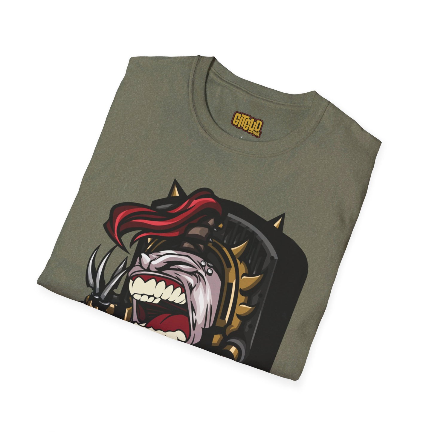 Heavy Metal Backpack Guy Warrior Tee