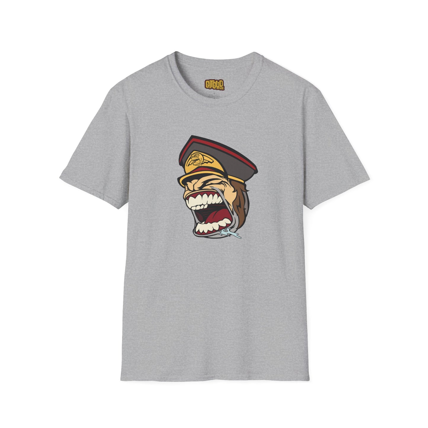 Angry Space Army Officer Dude LFG T-Shirt for Tabletop RPG and Wargaming