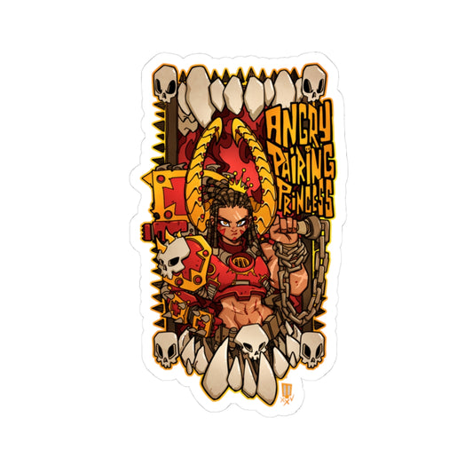 Angry Pairing Princess Sticker