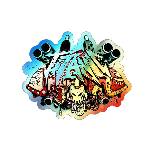 Heavy Metal Titan Holo Sticker