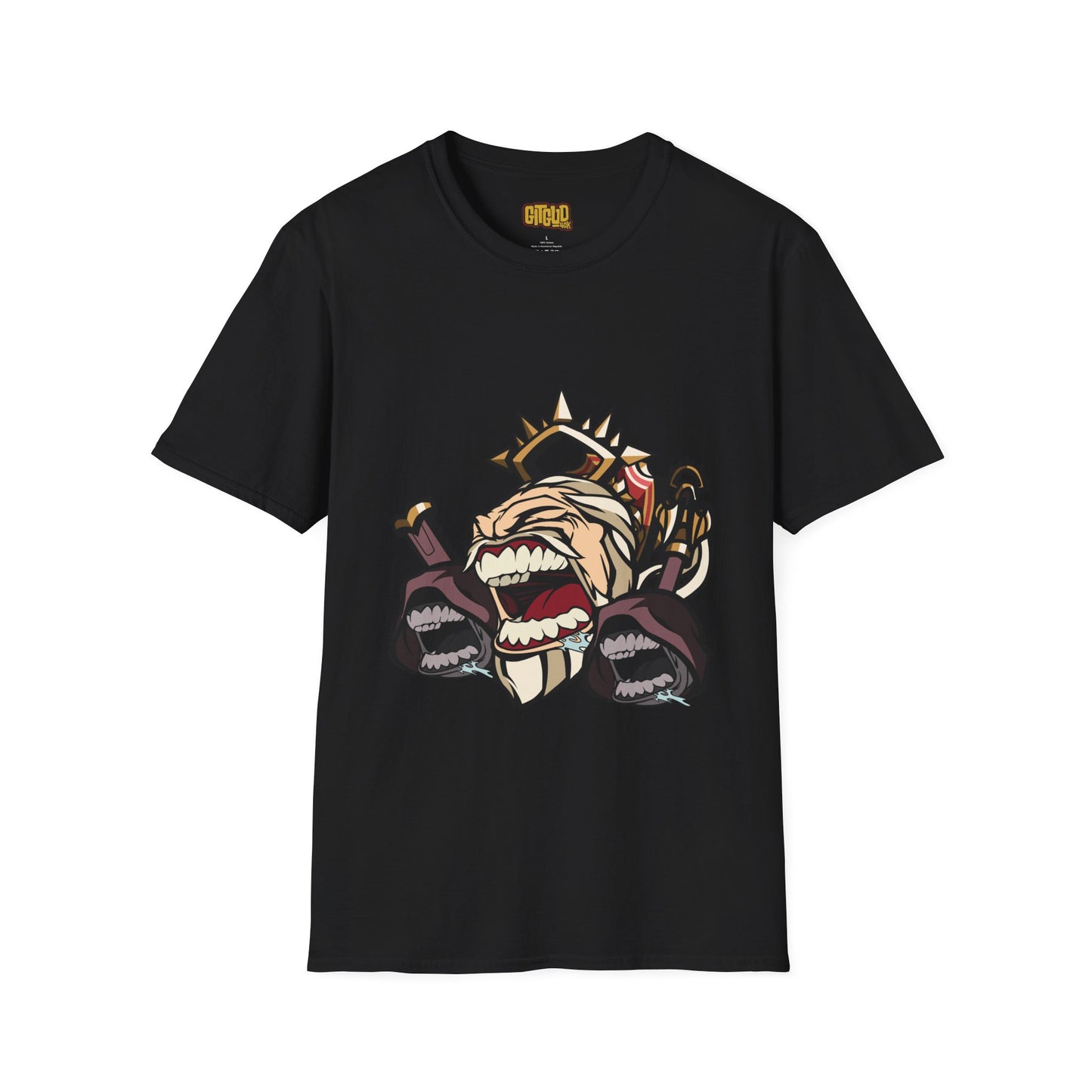 Angry Space King Arthur LFG T-Shirt for Tabletop RPG and Wargaming