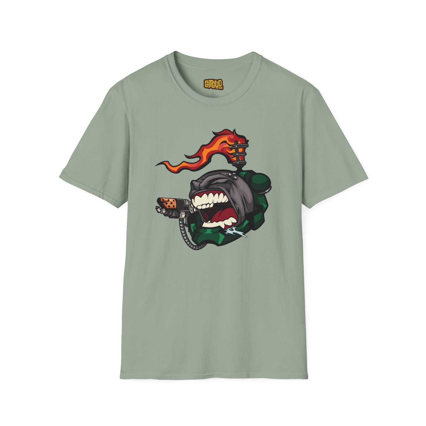 Volcanic Blaze Guy Shirt - Volcano Fire Warrior Tee