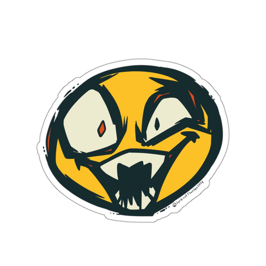 OOO Happy Face Sticker