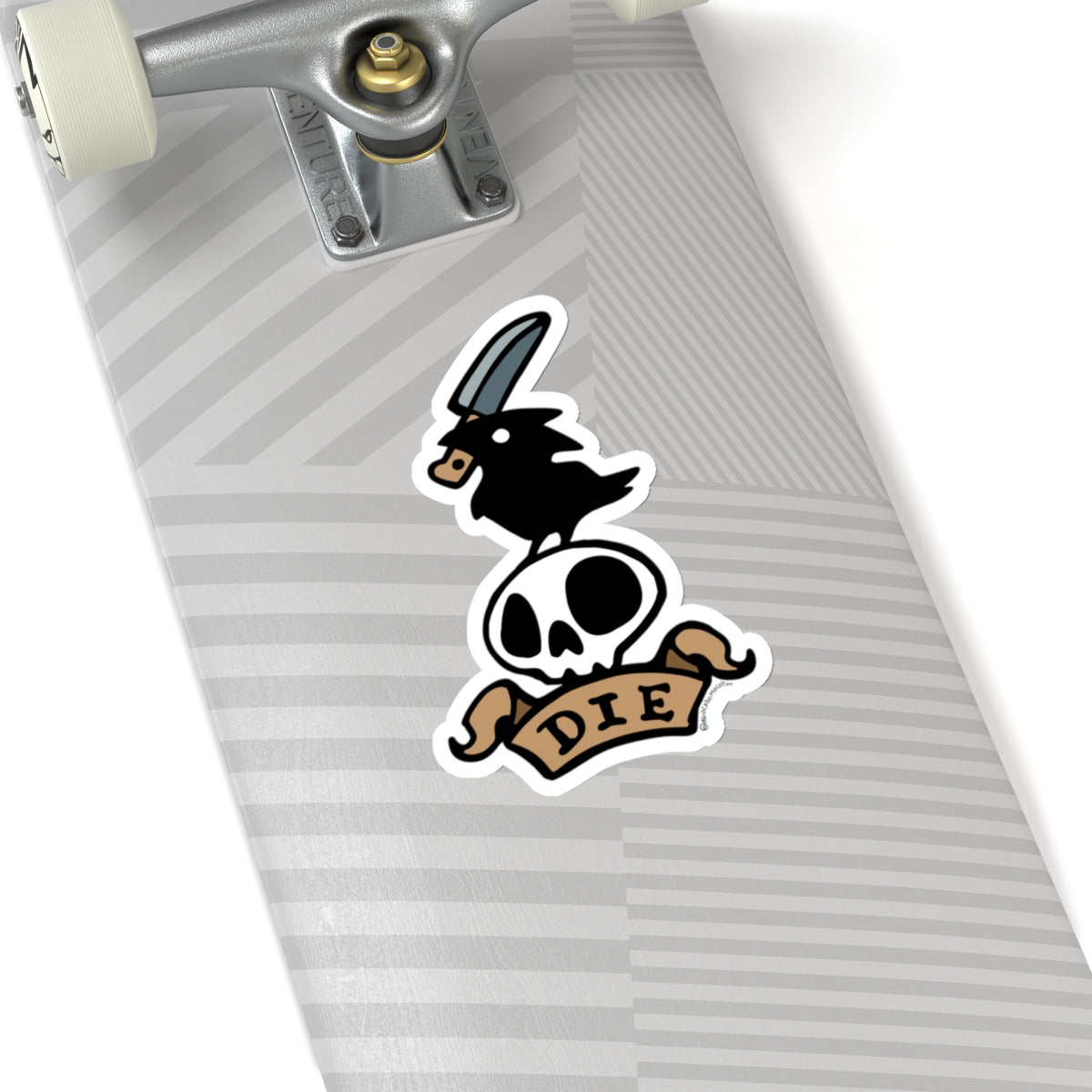 Stabby Crow on a Skull Variant