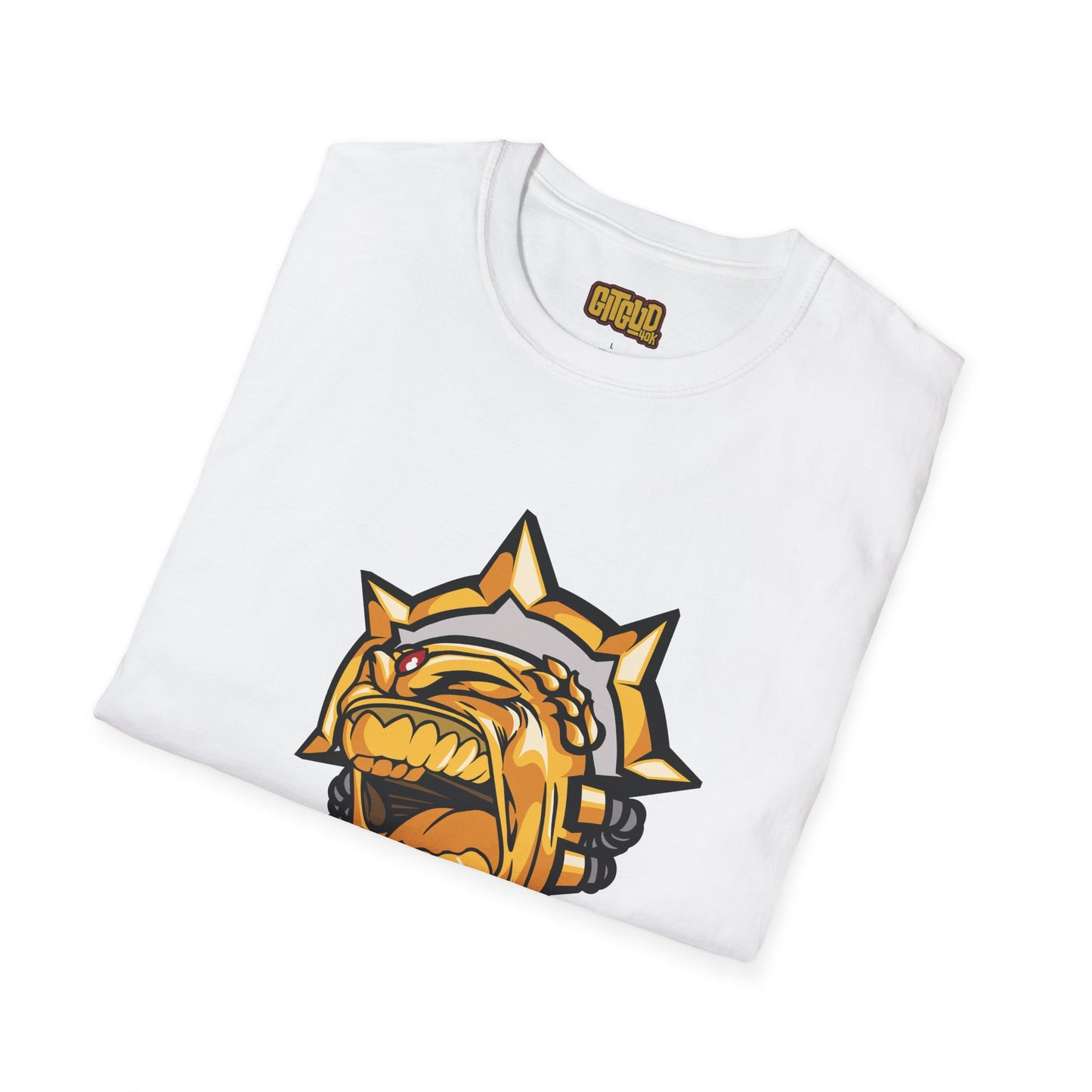 Angry Gold Dude LFG Shirt - Bold Golden Warrior Tee