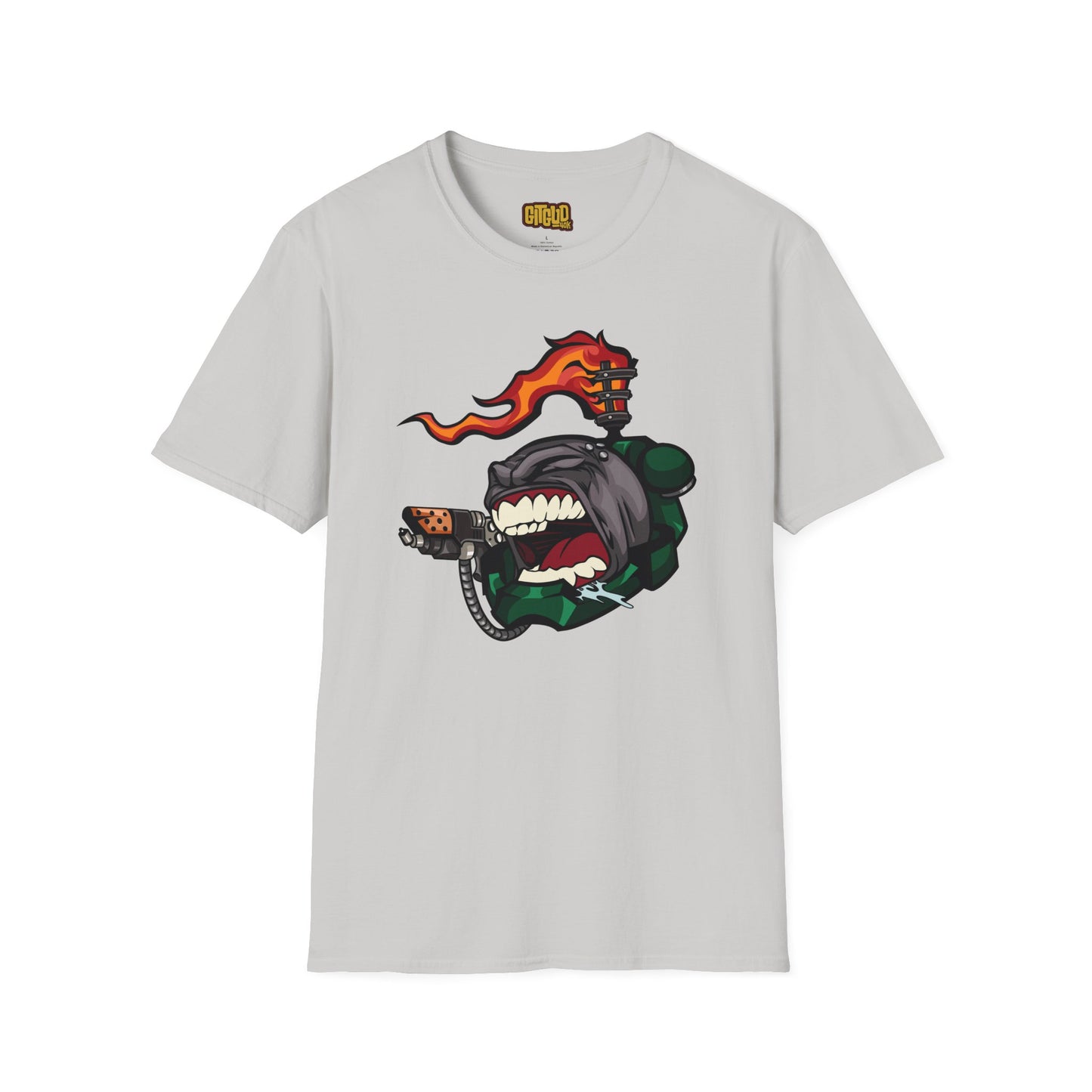 Volcanic Blaze Guy Shirt - Volcano Fire Warrior Tee