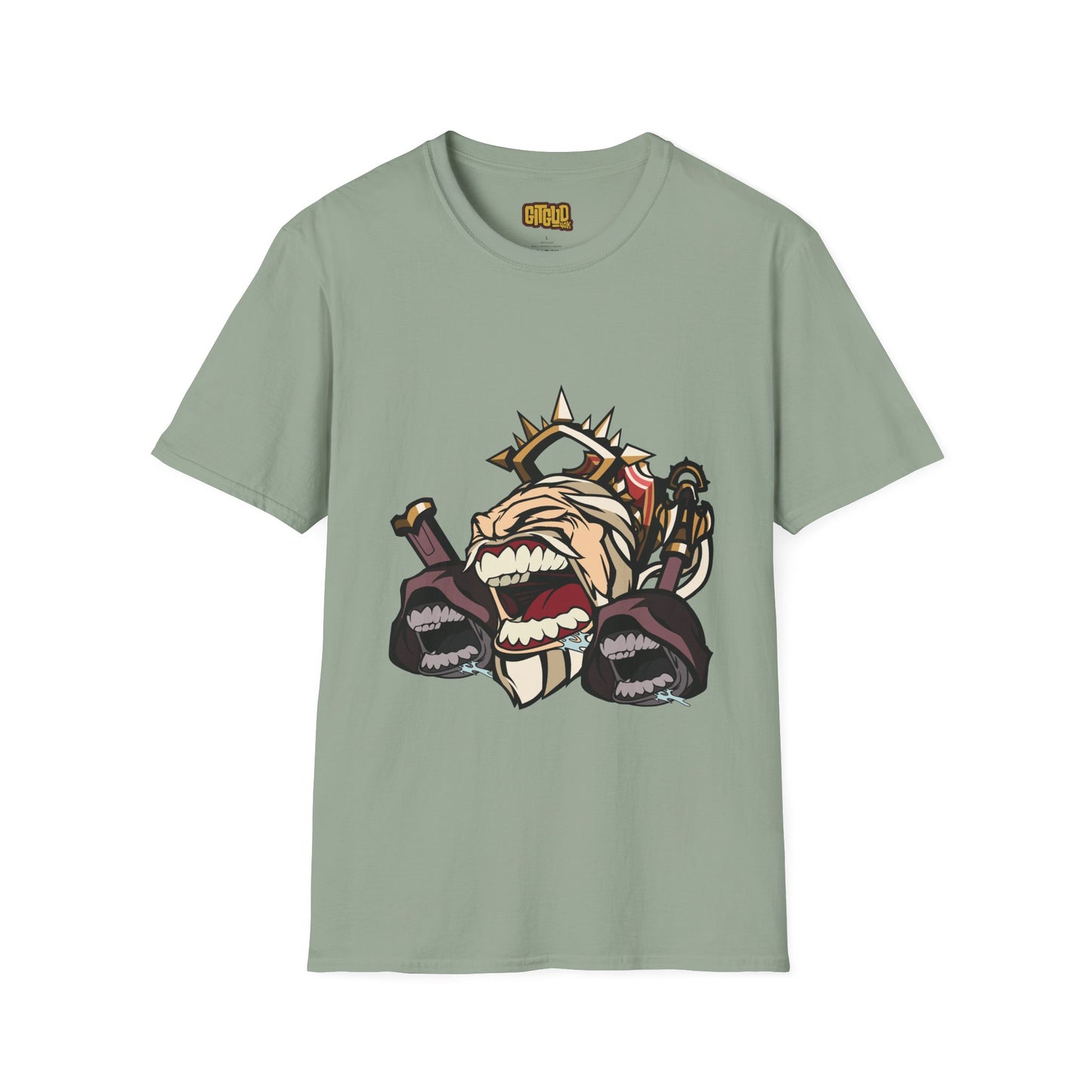 Angry Space King Arthur LFG T-Shirt for Tabletop RPG and Wargaming
