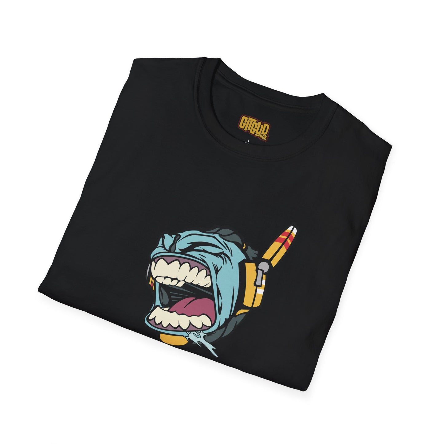 Blue Space Dude LFG Shirt - Cool Blue Warrior Tee