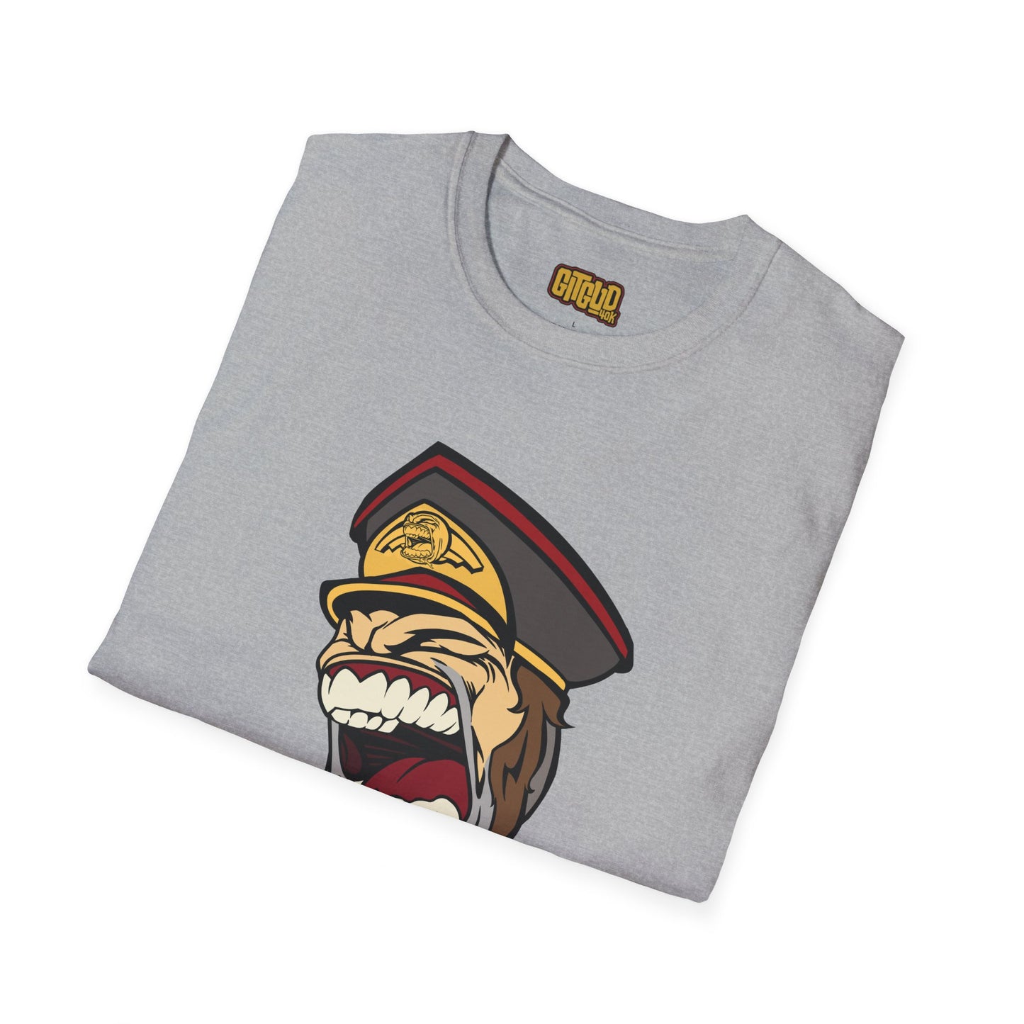 Angry Space Army Officer Dude LFG T-Shirt for Tabletop RPG and Wargaming