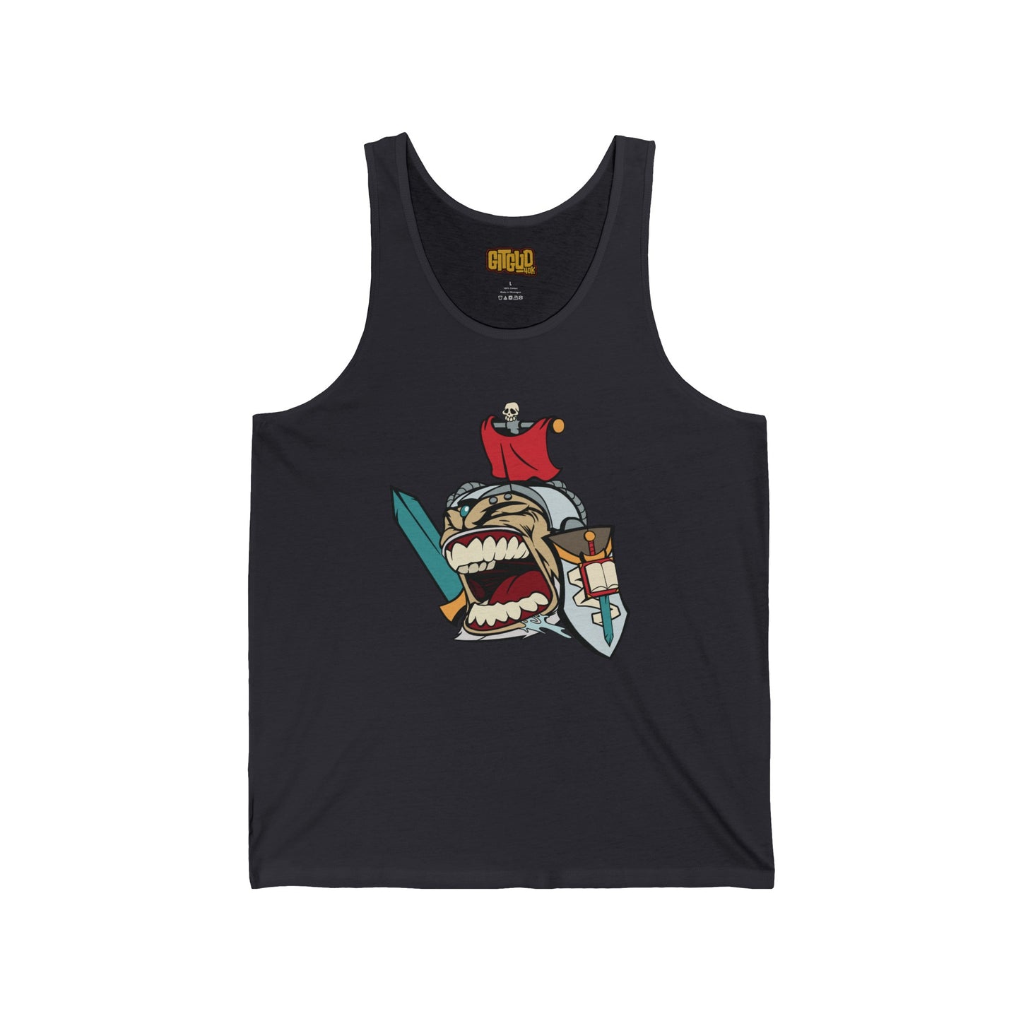 Angry Space Templar Leader LFG Tank Top for Tabletop RPG and Wargaming